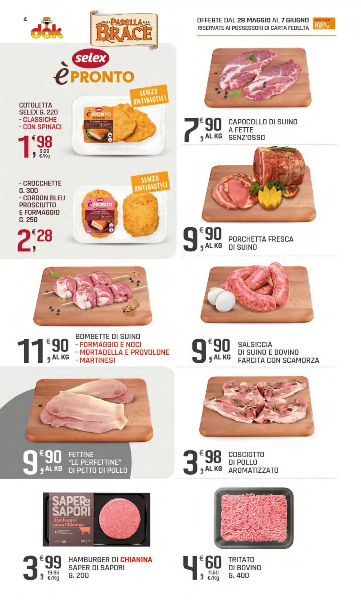 Volantino promozionale Supermercati Dok  valide dal 28/05/2026 - Pagina 4.