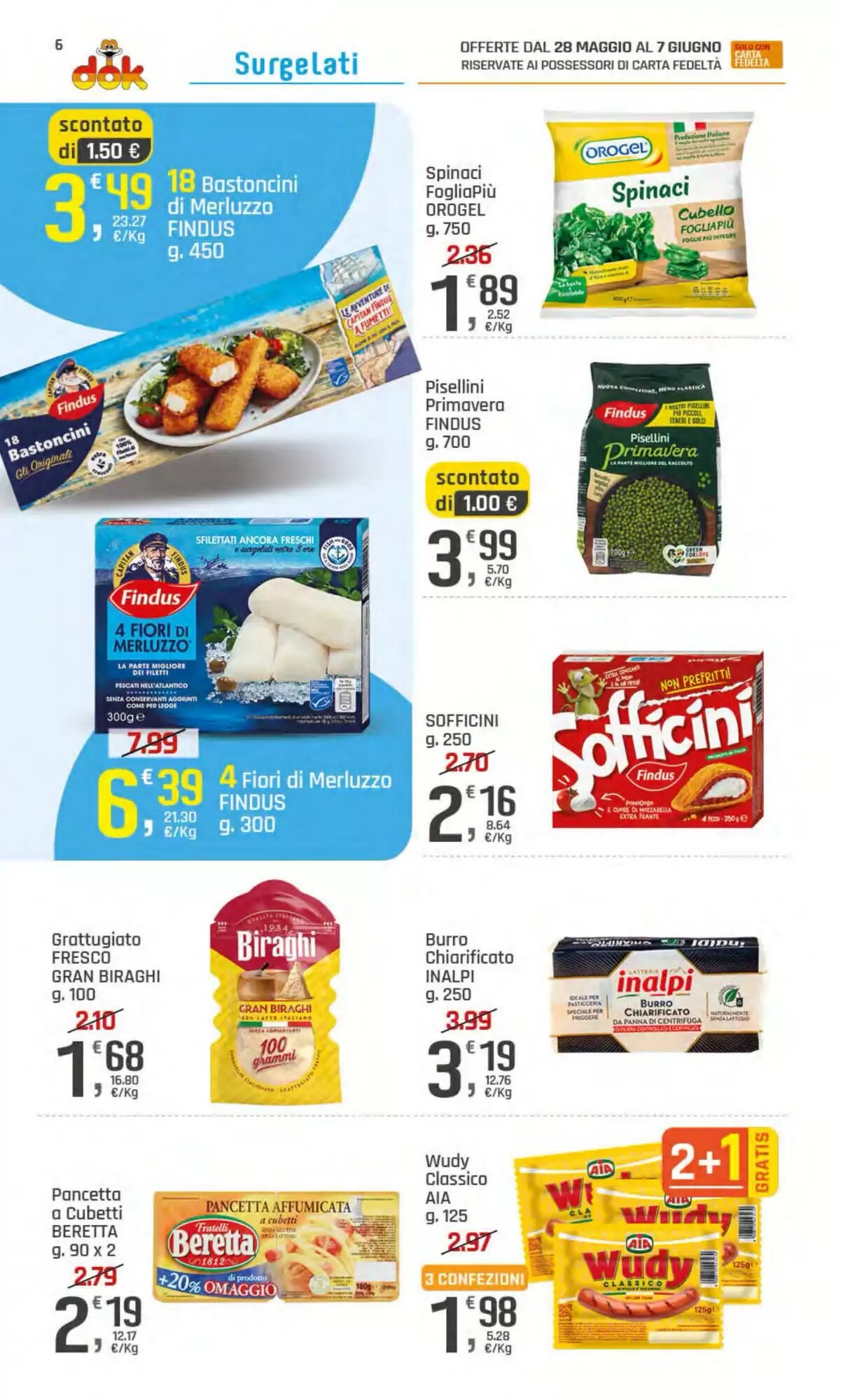 Volantino promozionale Supermercati Dok  valide dal 28/05/2026 - Pagina 6.