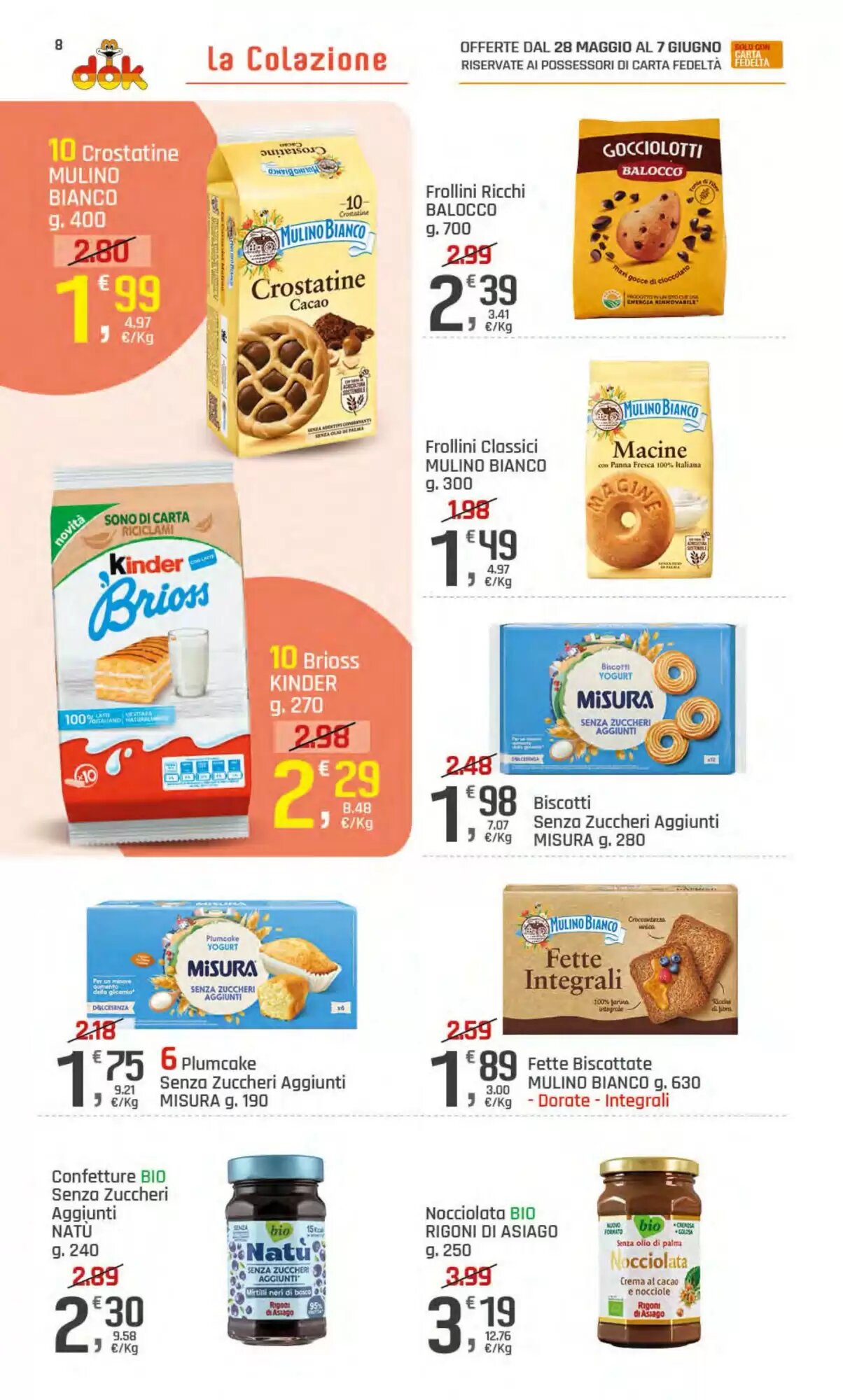 Volantino promozionale Supermercati Dok  valide dal 28/05/2026 - Pagina 8.