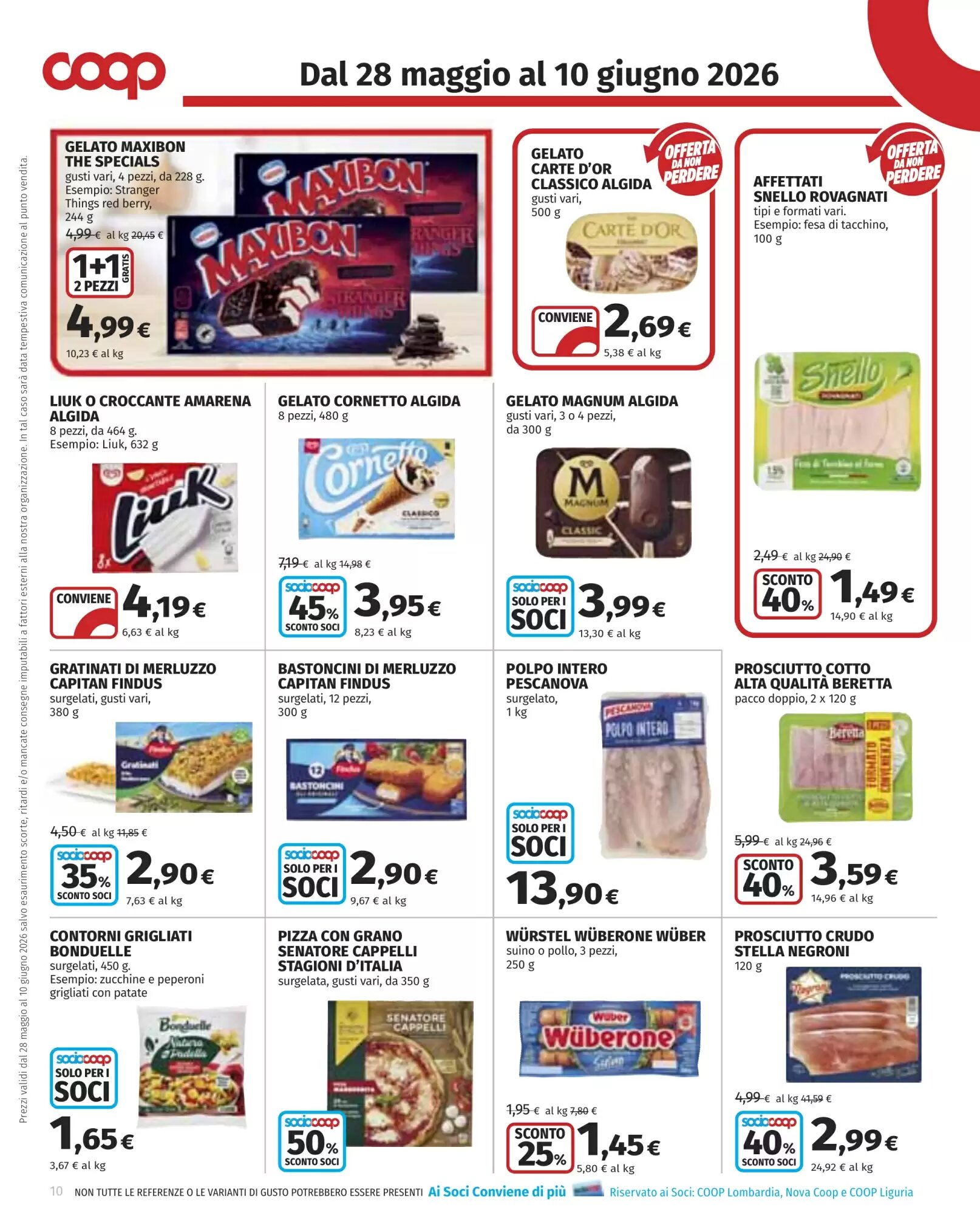 Volantino promozionale Coop  valide dal 28/05/2026 - Pagina 10.