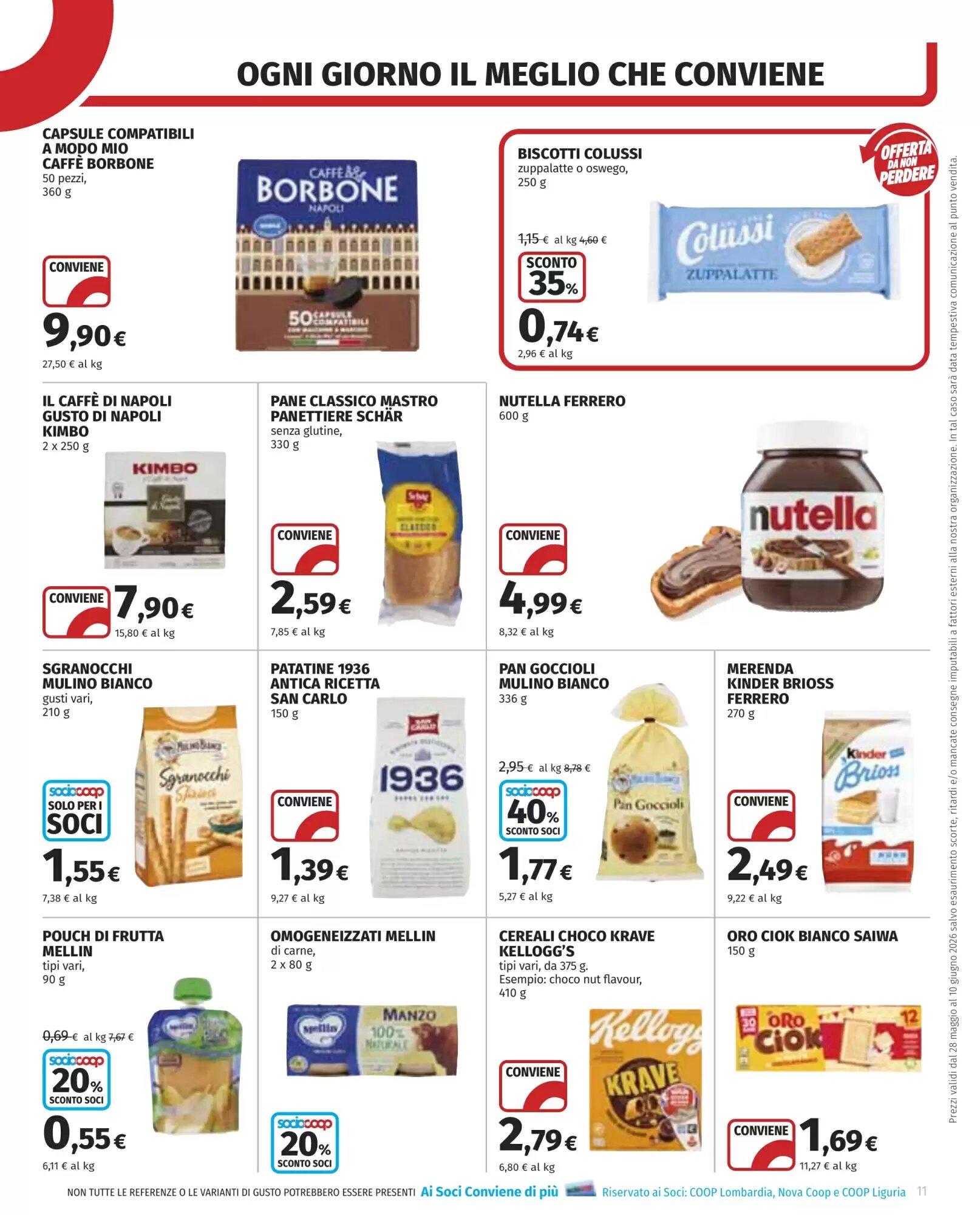 Volantino promozionale Coop  valide dal 28/05/2026 - Pagina 11.