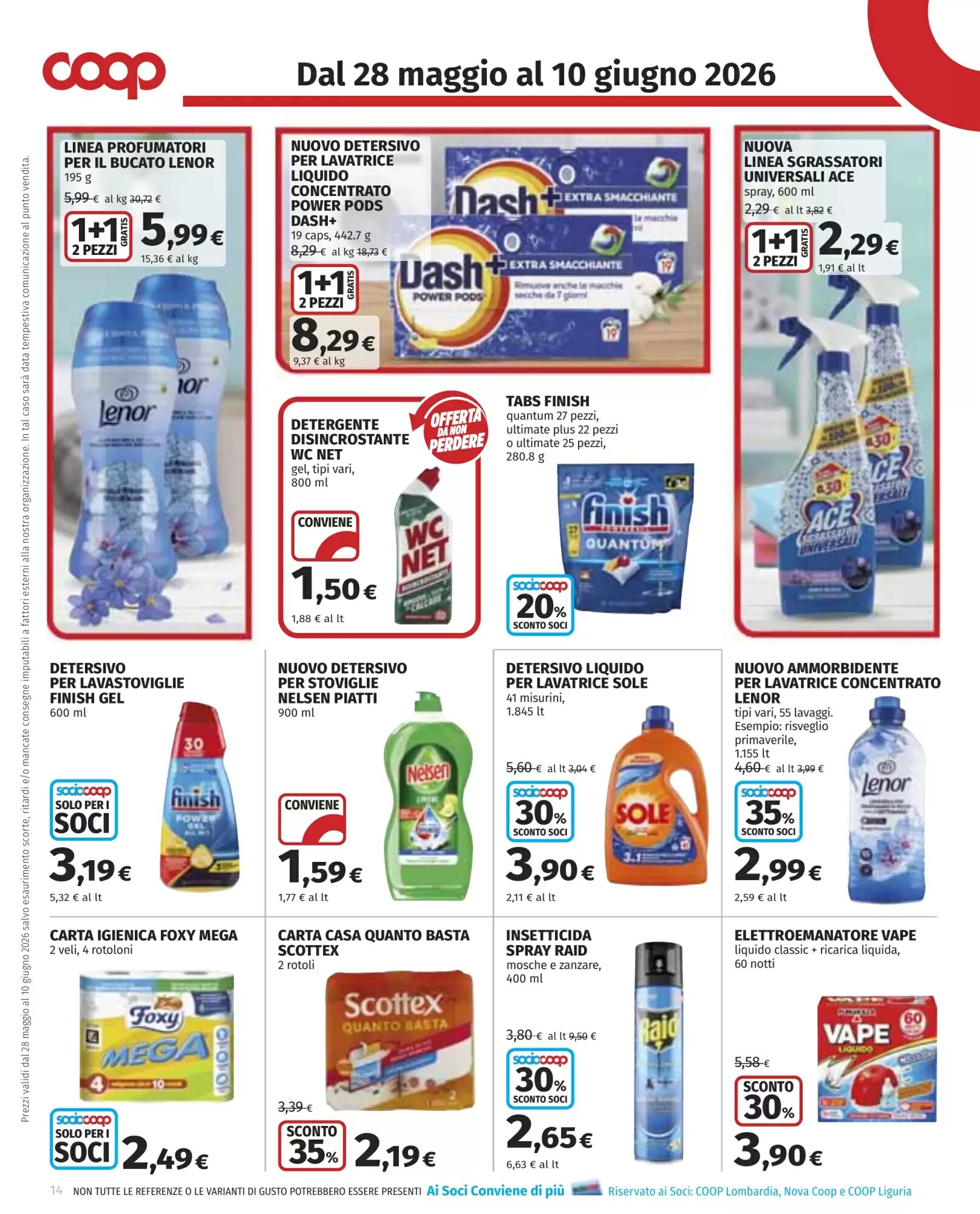 Volantino promozionale Coop  valide dal 28/05/2026 - Pagina 14.