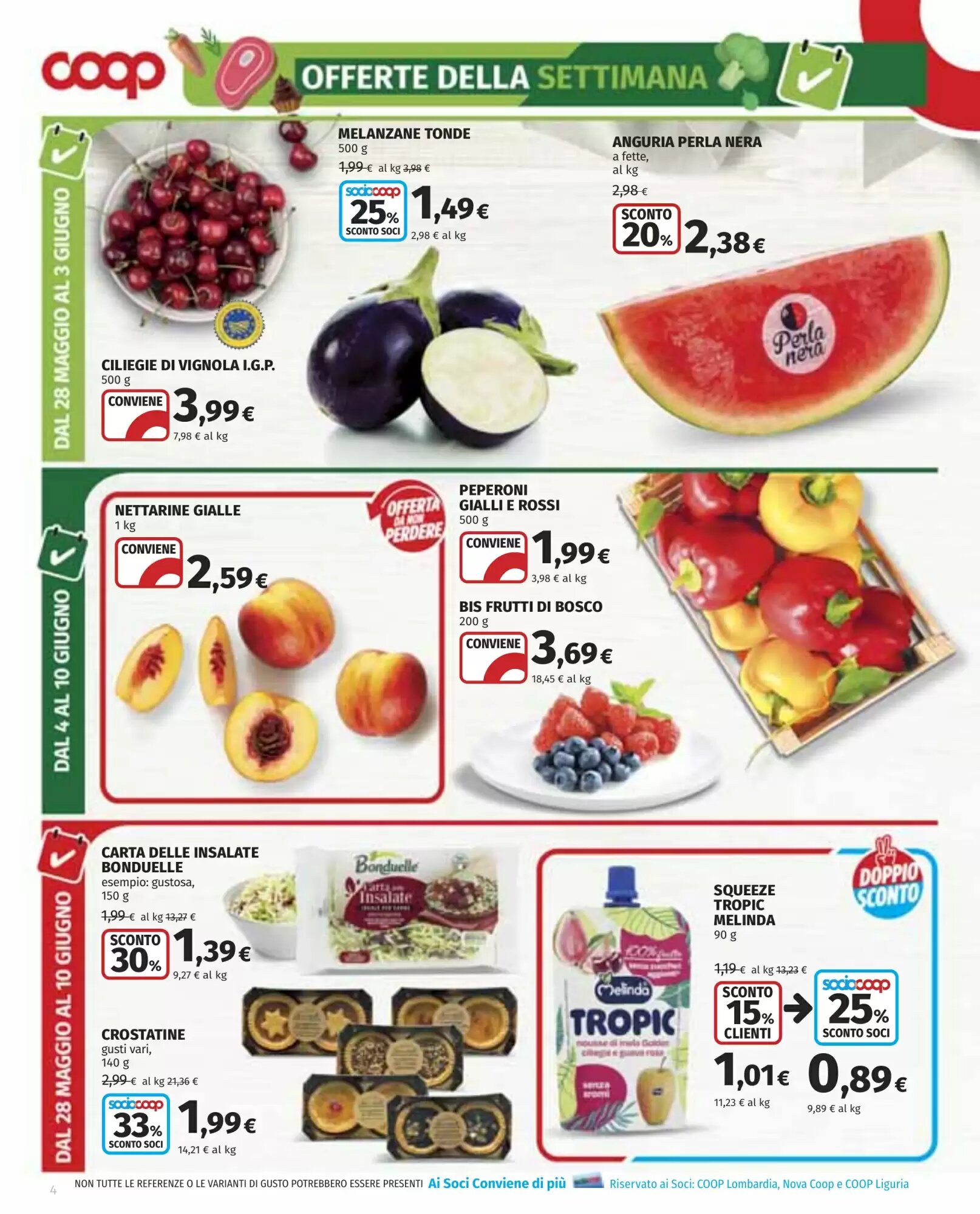 Volantino promozionale Coop  valide dal 28/05/2026 - Pagina 4.