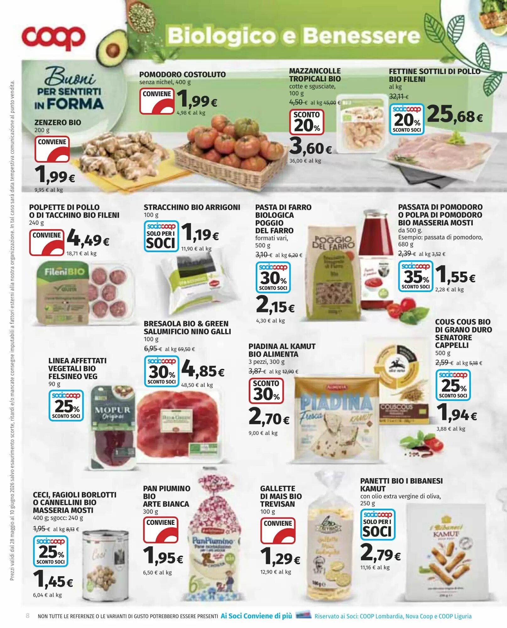 Volantino promozionale Coop  valide dal 28/05/2026 - Pagina 8.