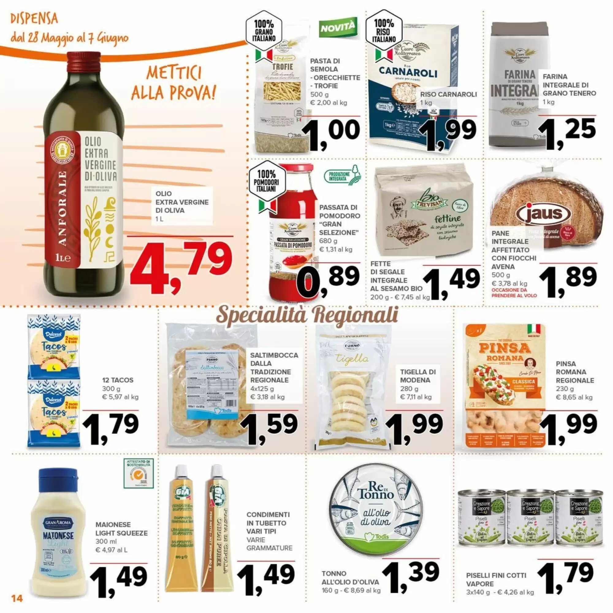 Volantino promozionale Todis  valide dal 28/05/2026 - Pagina 14.