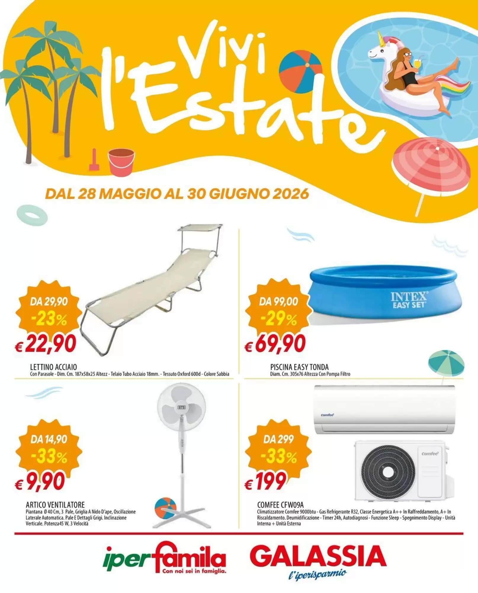 Volantino promozionale Galassia  valide dal 28/05/2026 - Pagina 1.