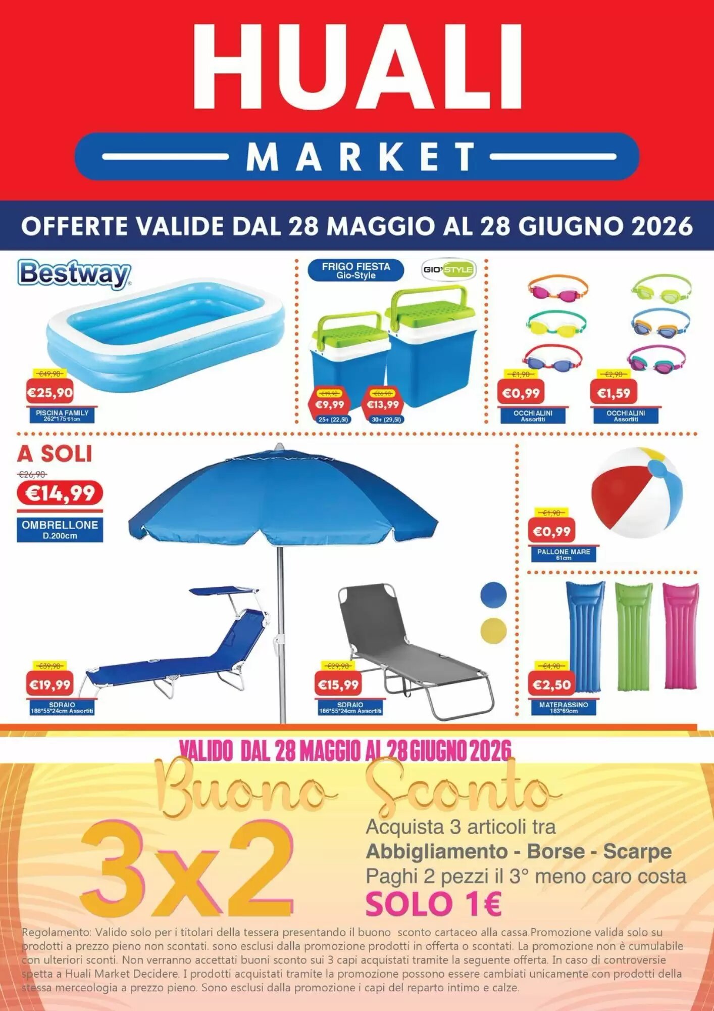 Volantino promozionale Huali Market  valide dal 28/05/2026 - Pagina 1.
