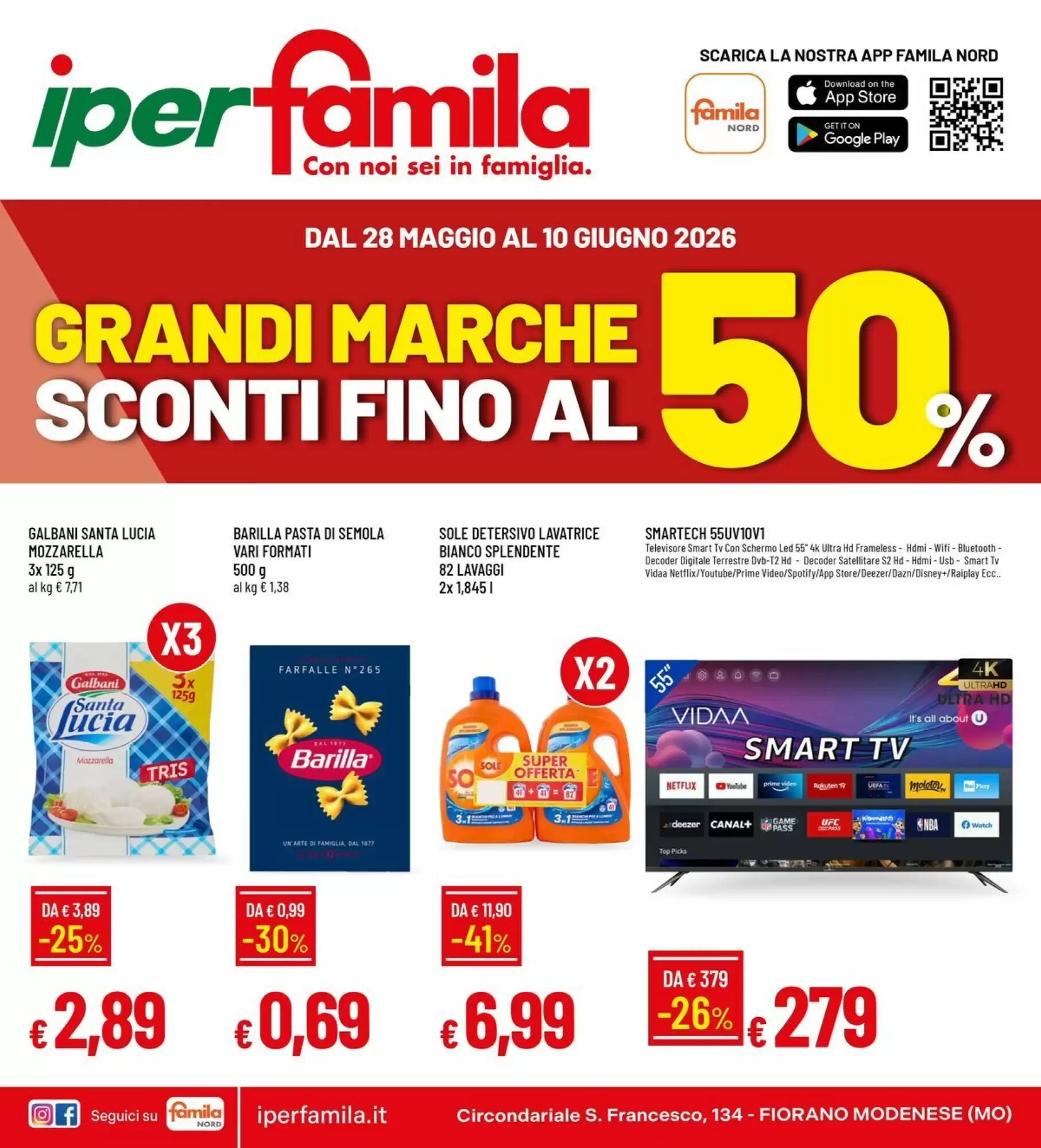 Volantino promozionale IperFamila  valide dal 28/05/2026 - Pagina 1.