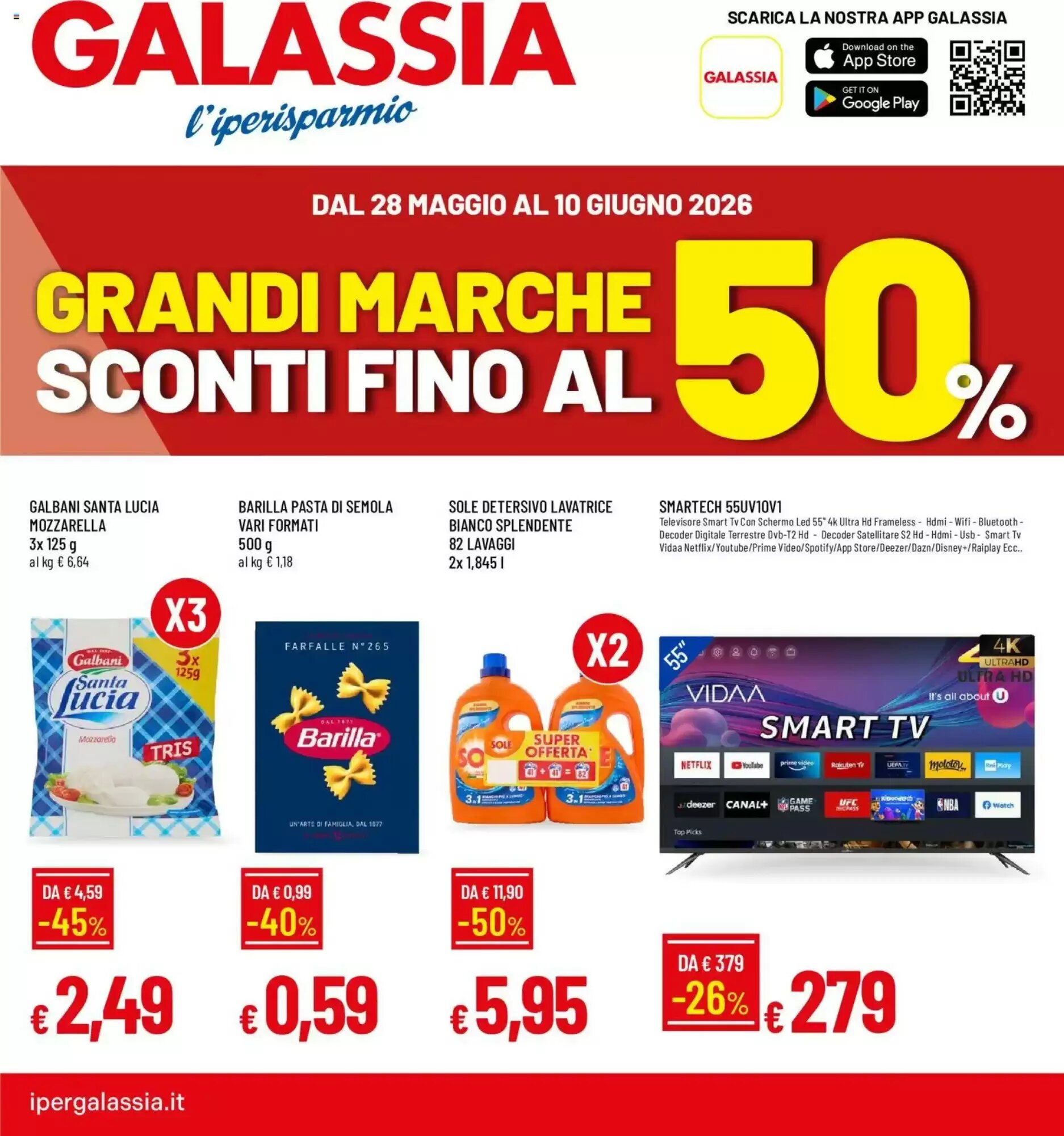 Volantino promozionale Galassia  valide dal 28/05/2026 - Pagina 1.