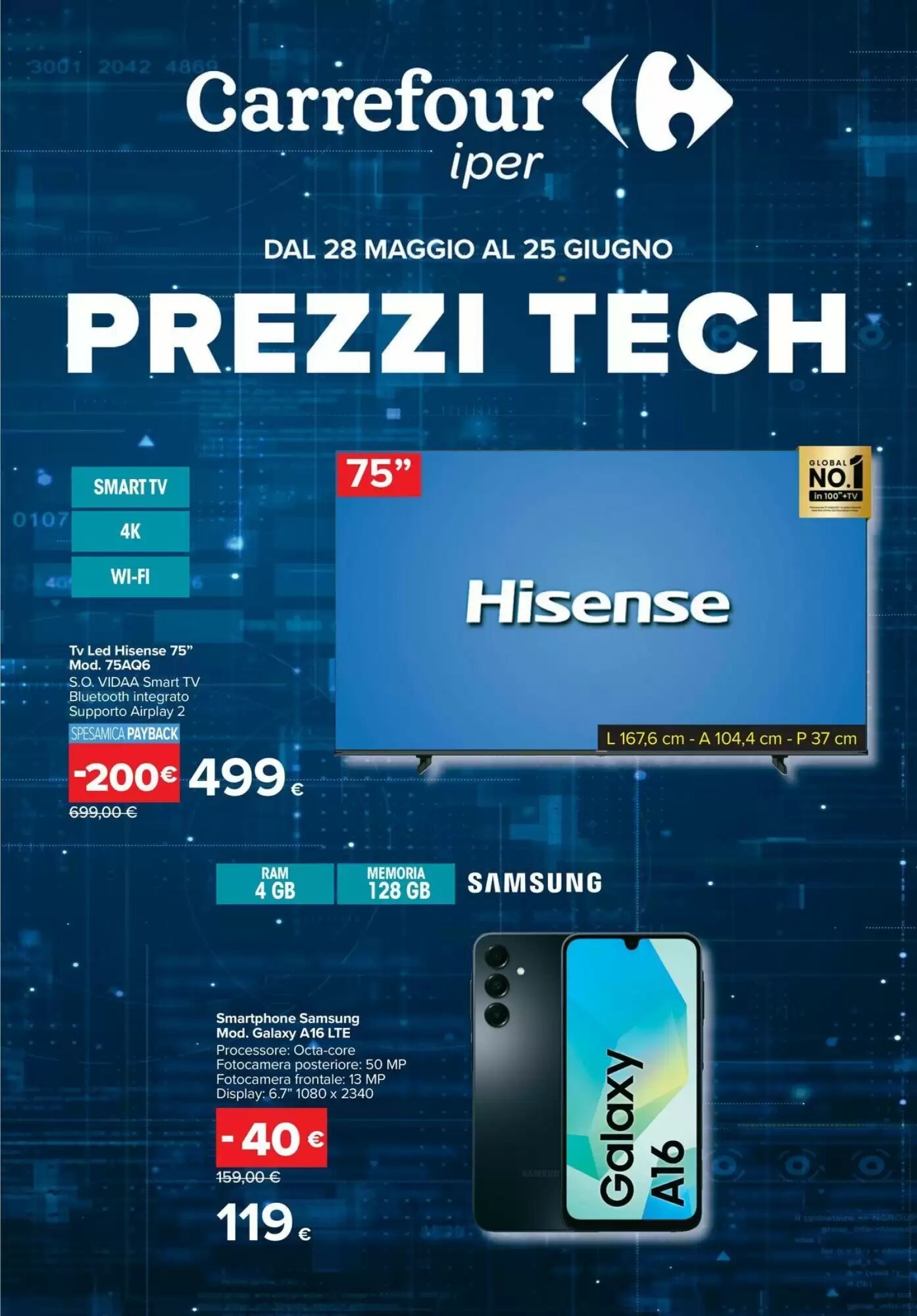 Volantino promozionale Carrefour Iper  valide dal 28/05/2026 - Pagina 1.