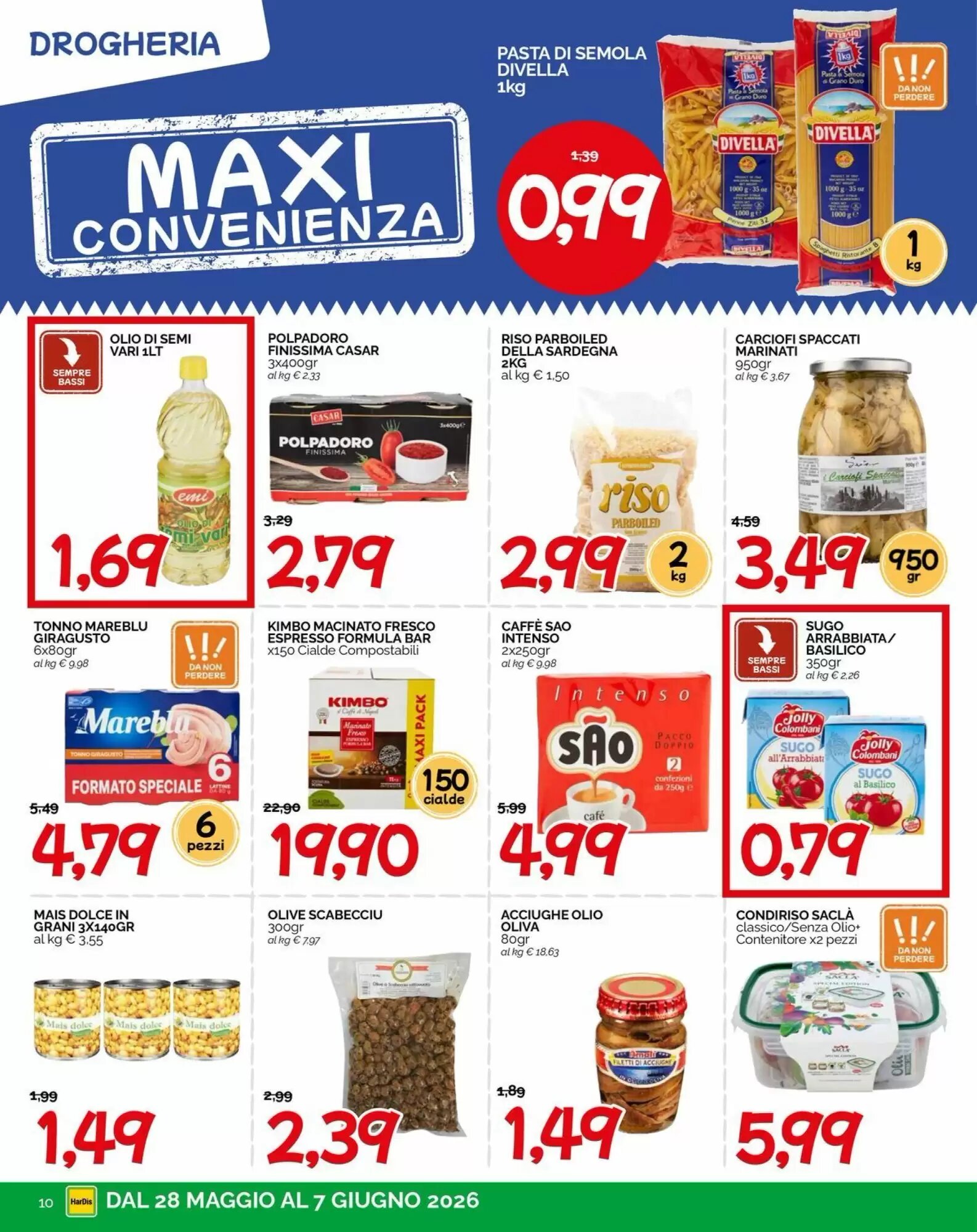 Volantino promozionale Hardis  valide dal 28/05/2026 - Pagina 10.