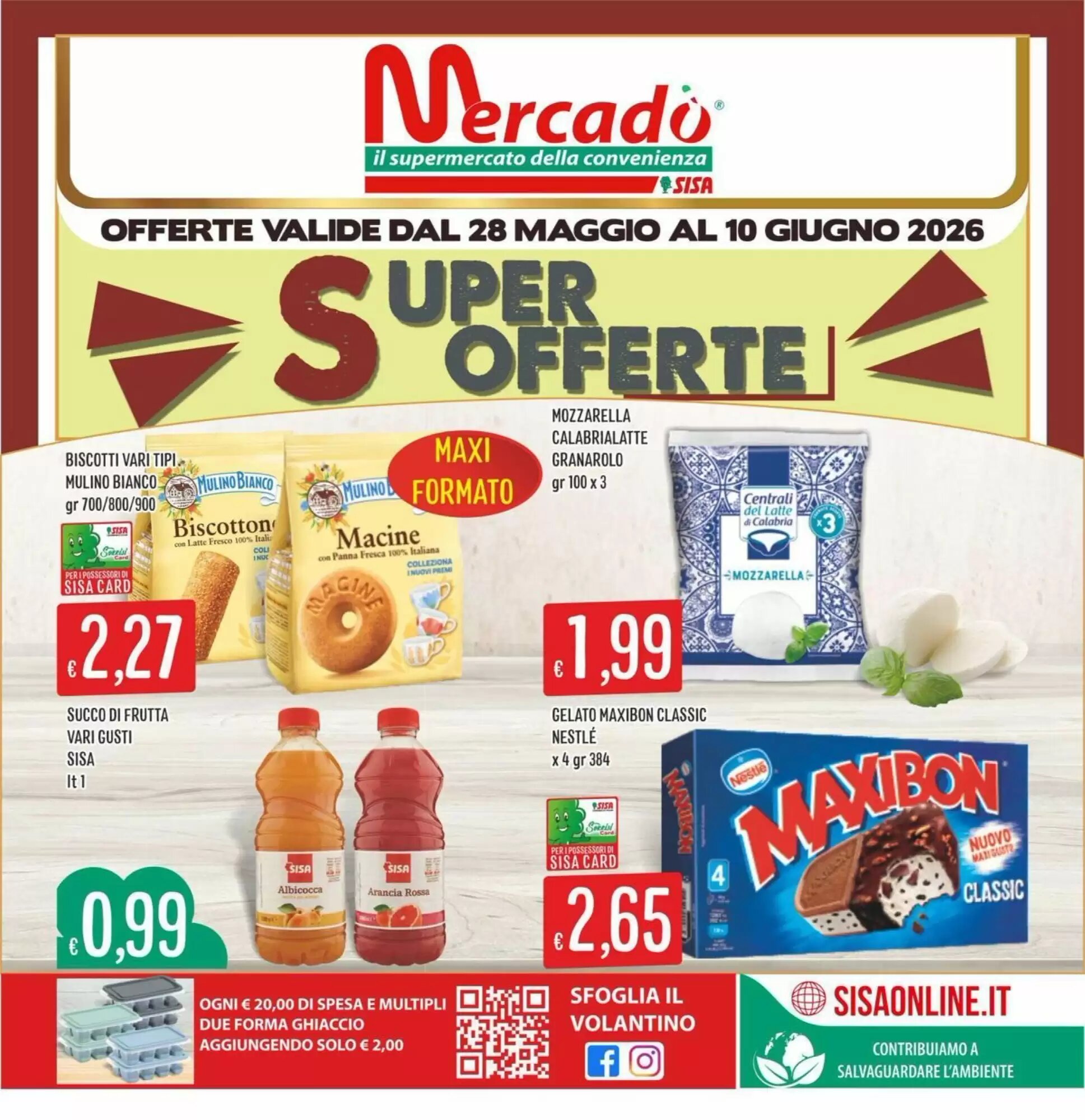 Volantino promozionale Mercadò  valide dal 28/05/2026 - Pagina 1.