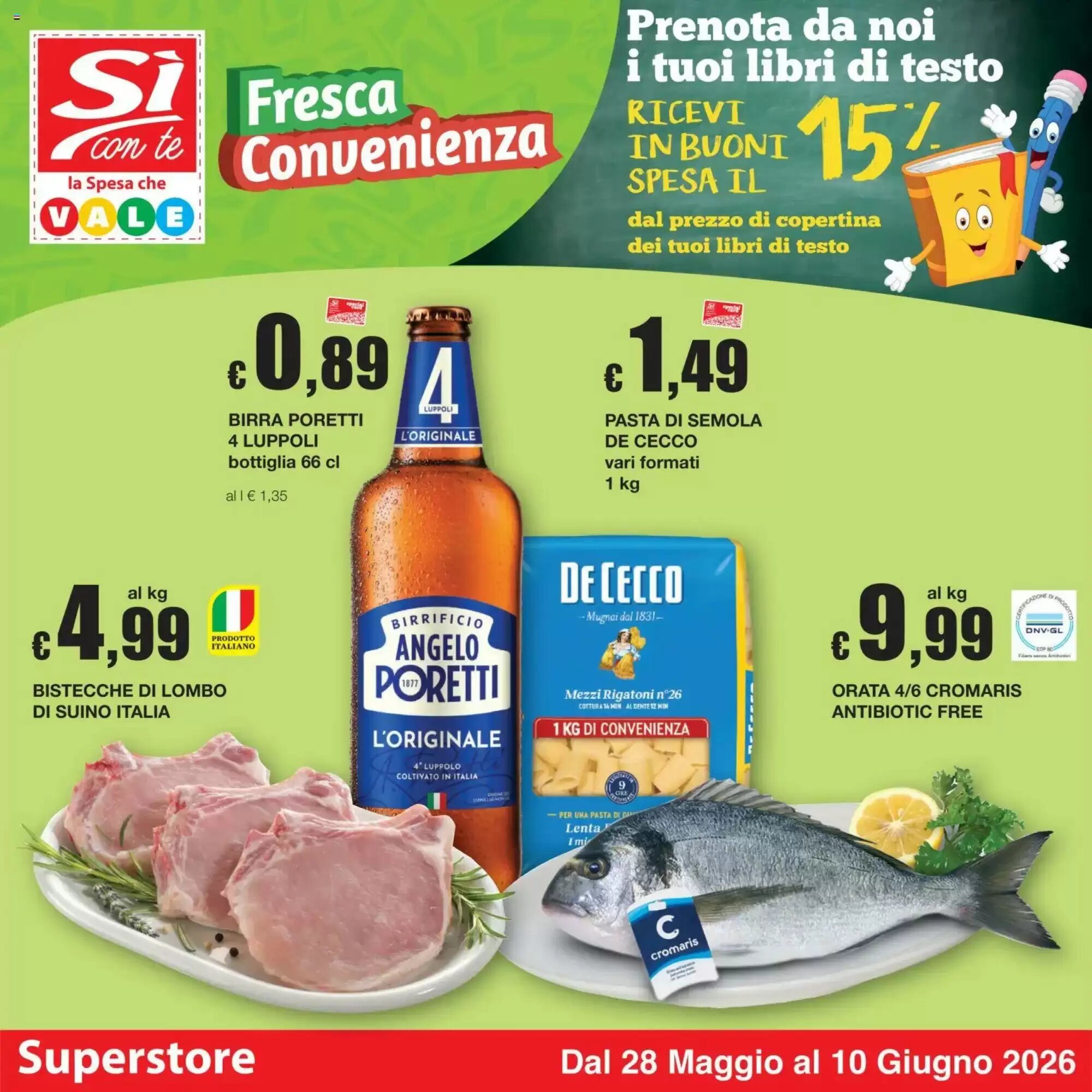 Volantino promozionale Sì con te  valide dal 28/05/2026 - Pagina 1.