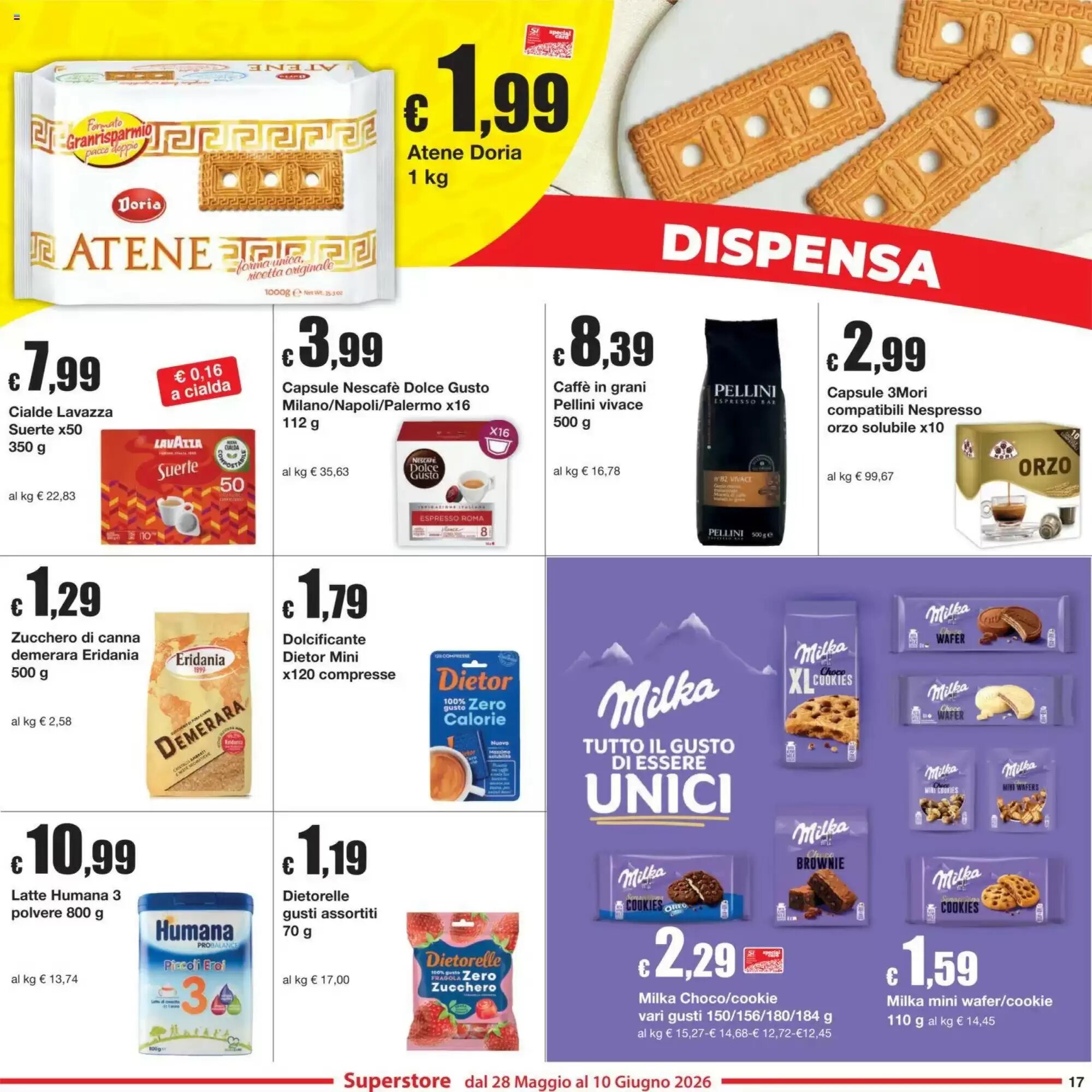 Volantino promozionale Sì con te  valide dal 28/05/2026 - Pagina 17.