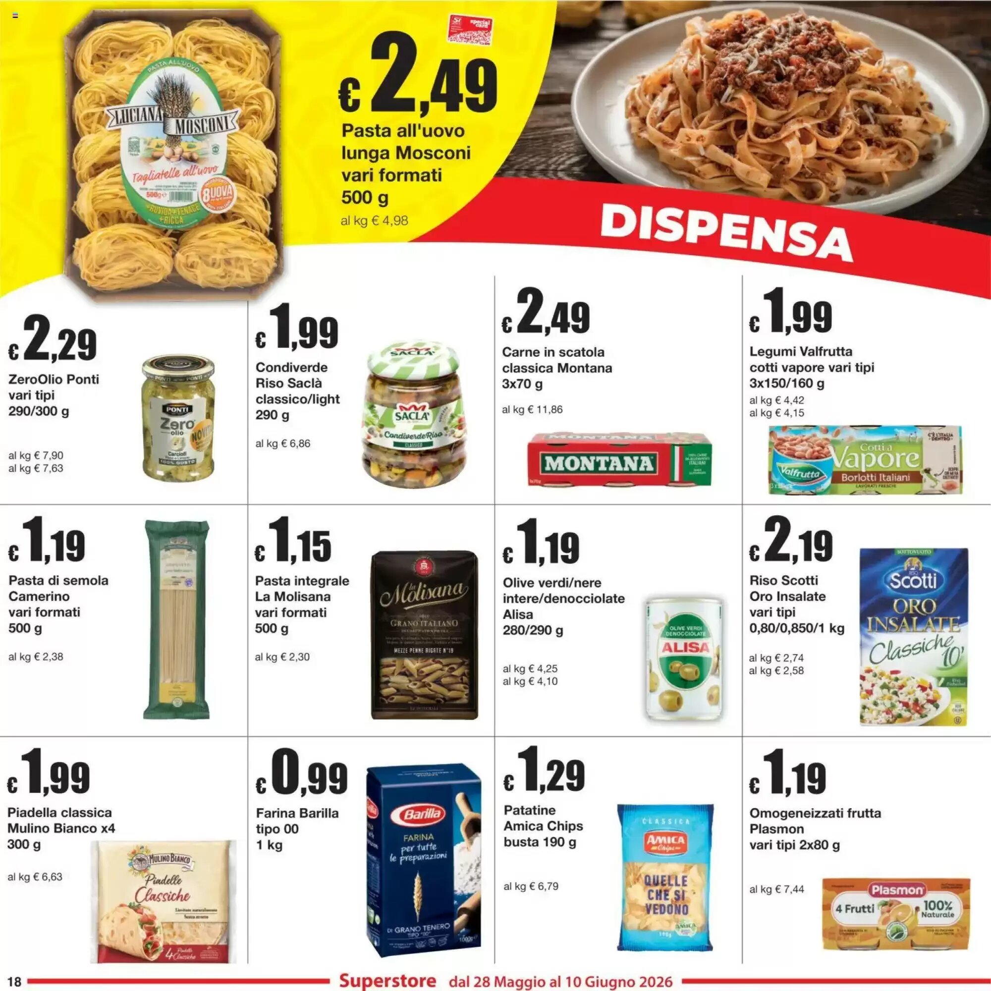Volantino promozionale Sì con te  valide dal 28/05/2026 - Pagina 18.