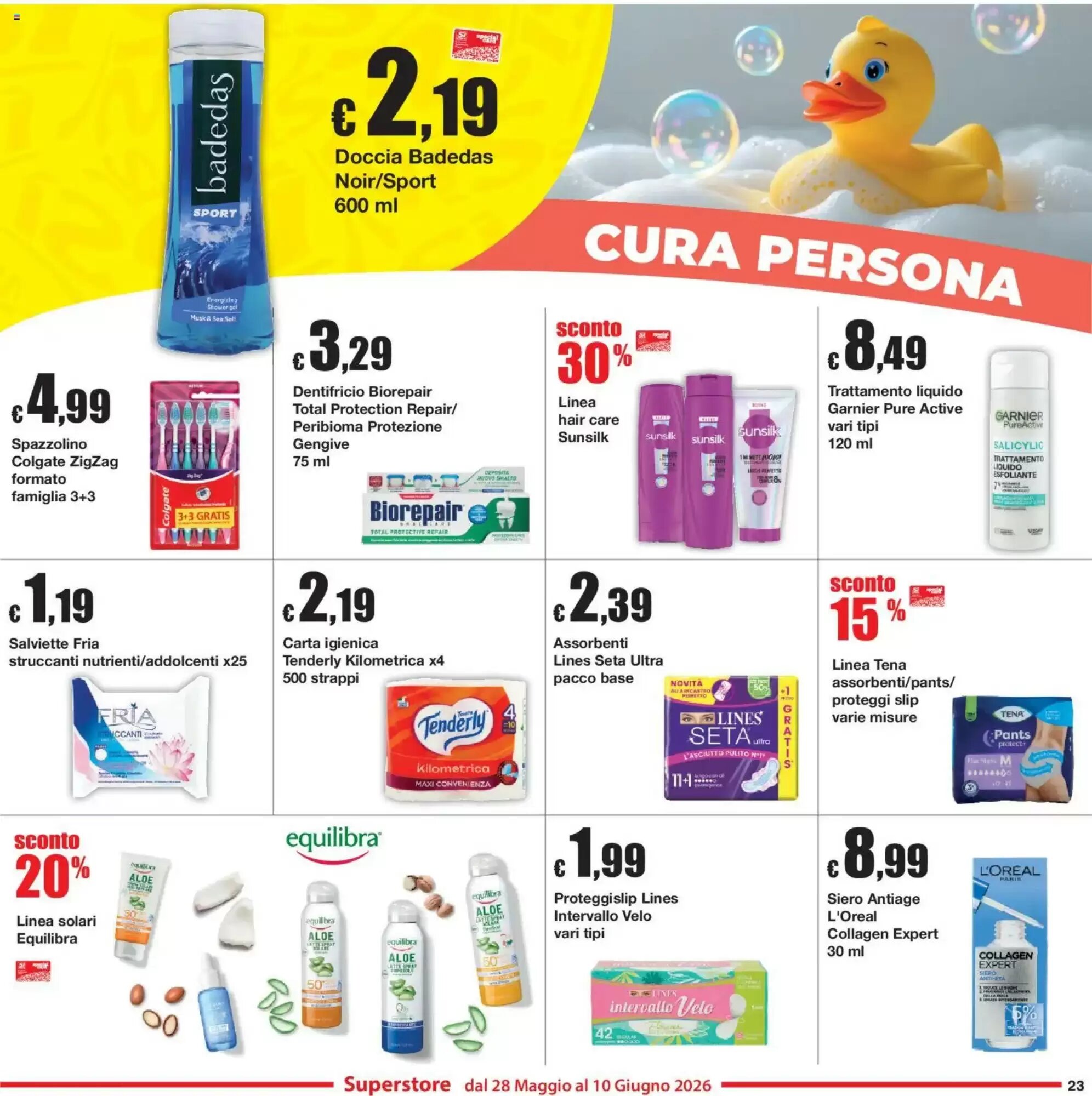 Volantino promozionale Sì con te  valide dal 28/05/2026 - Pagina 23.