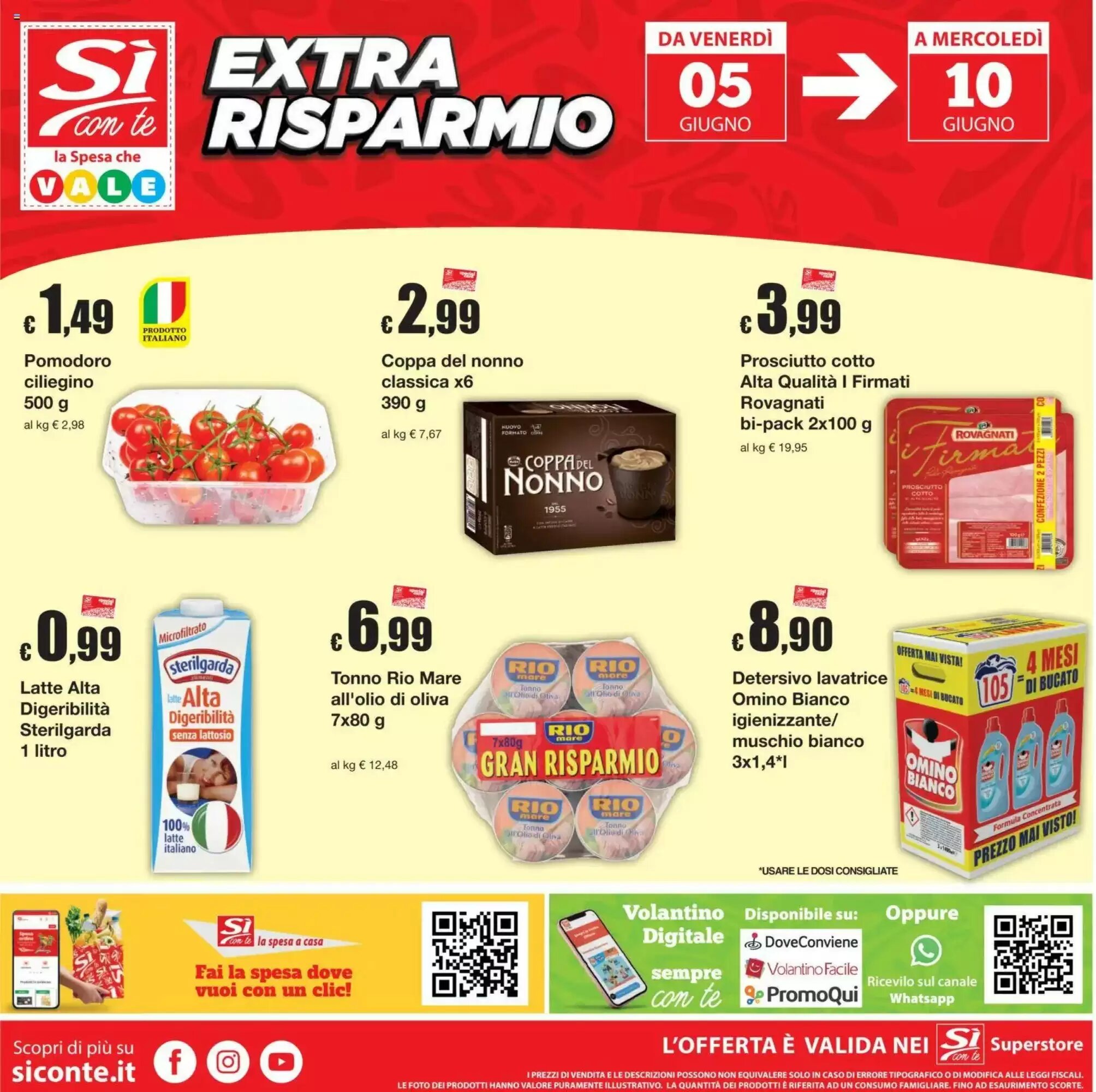 Volantino promozionale Sì con te  valide dal 28/05/2026 - Pagina 24.