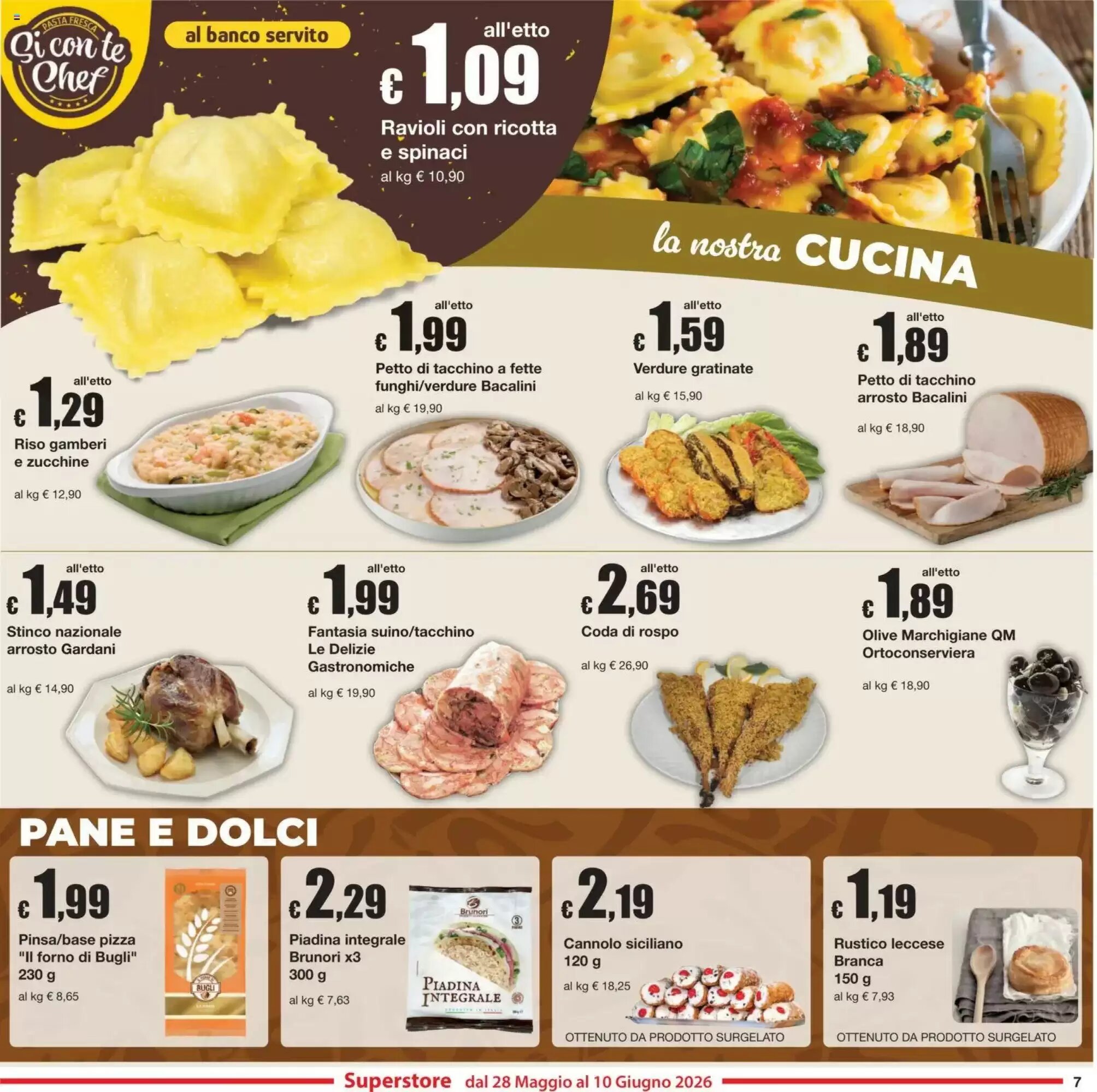 Volantino promozionale Sì con te  valide dal 28/05/2026 - Pagina 7.