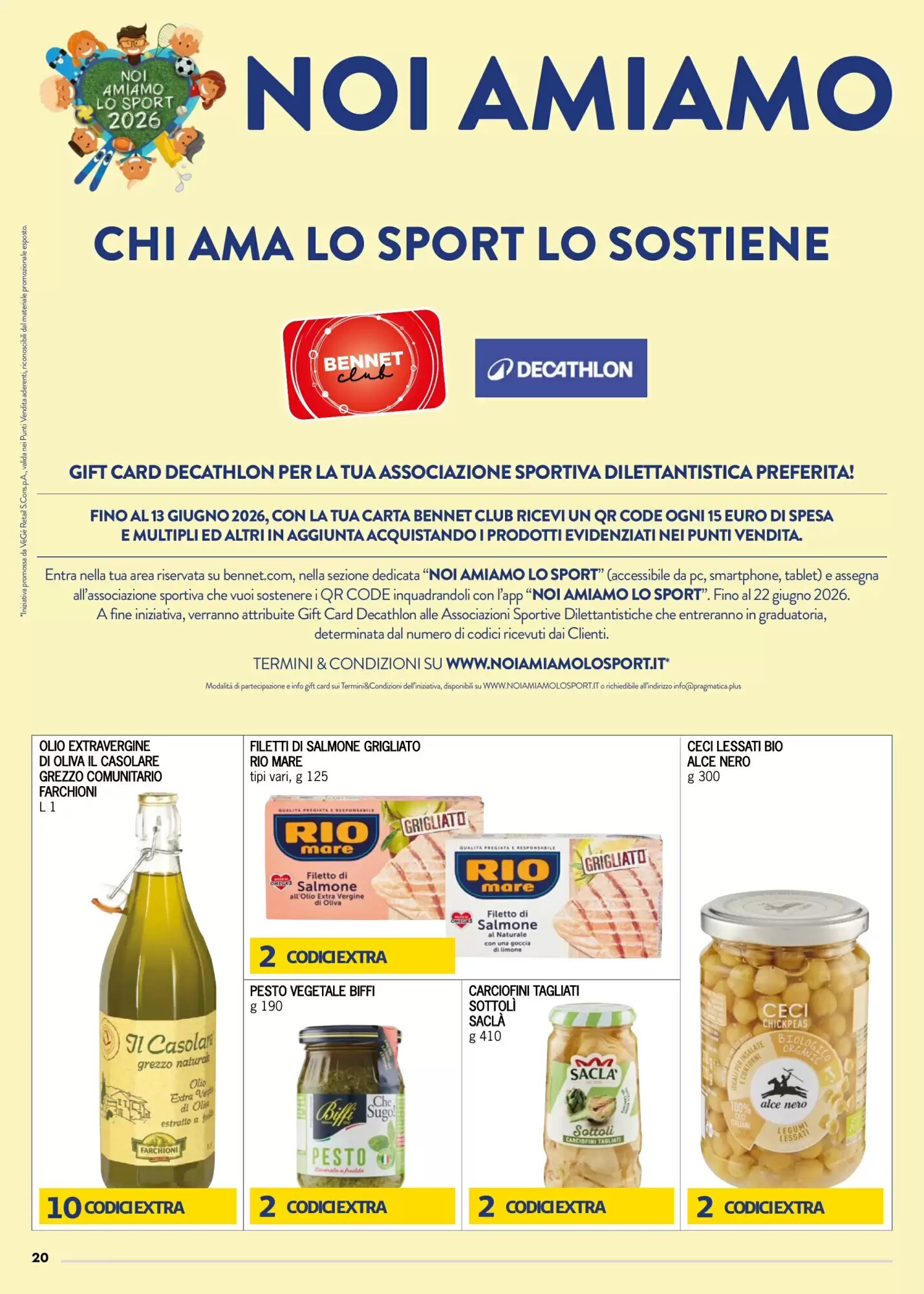 Volantino promozionale Bennet  valide dal 28/05/2026 - Pagina 20.