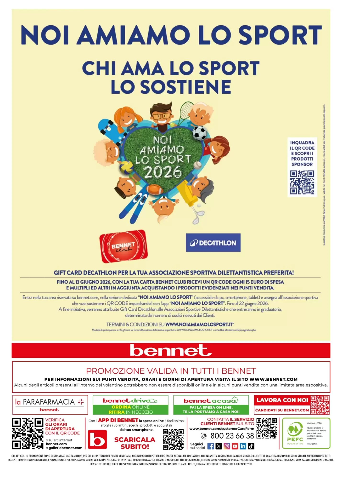 Volantino promozionale Bennet  valide dal 28/05/2026 - Pagina 28.