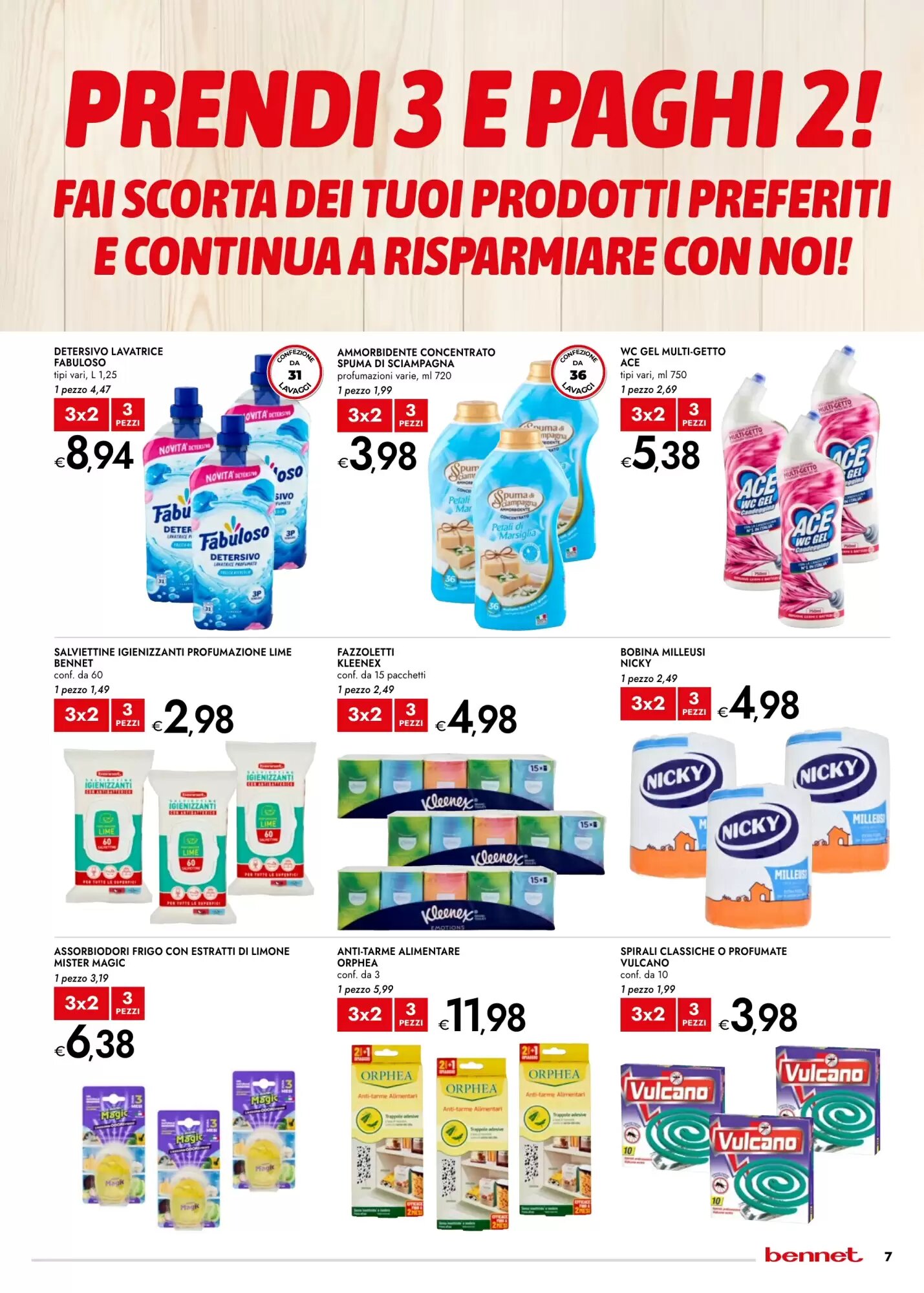 Volantino promozionale Bennet  valide dal 28/05/2026 - Pagina 7.