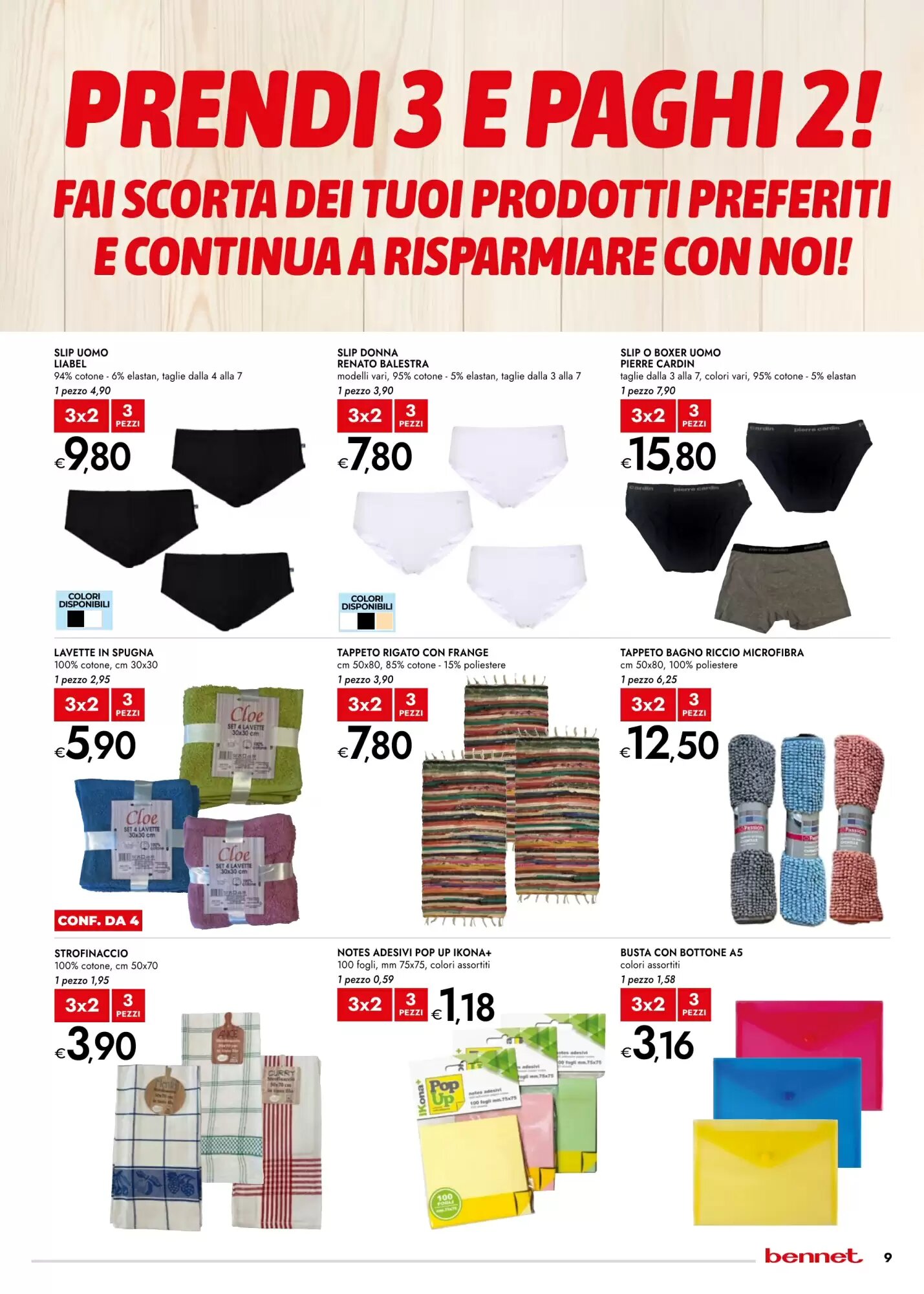 Volantino promozionale Bennet  valide dal 28/05/2026 - Pagina 9.