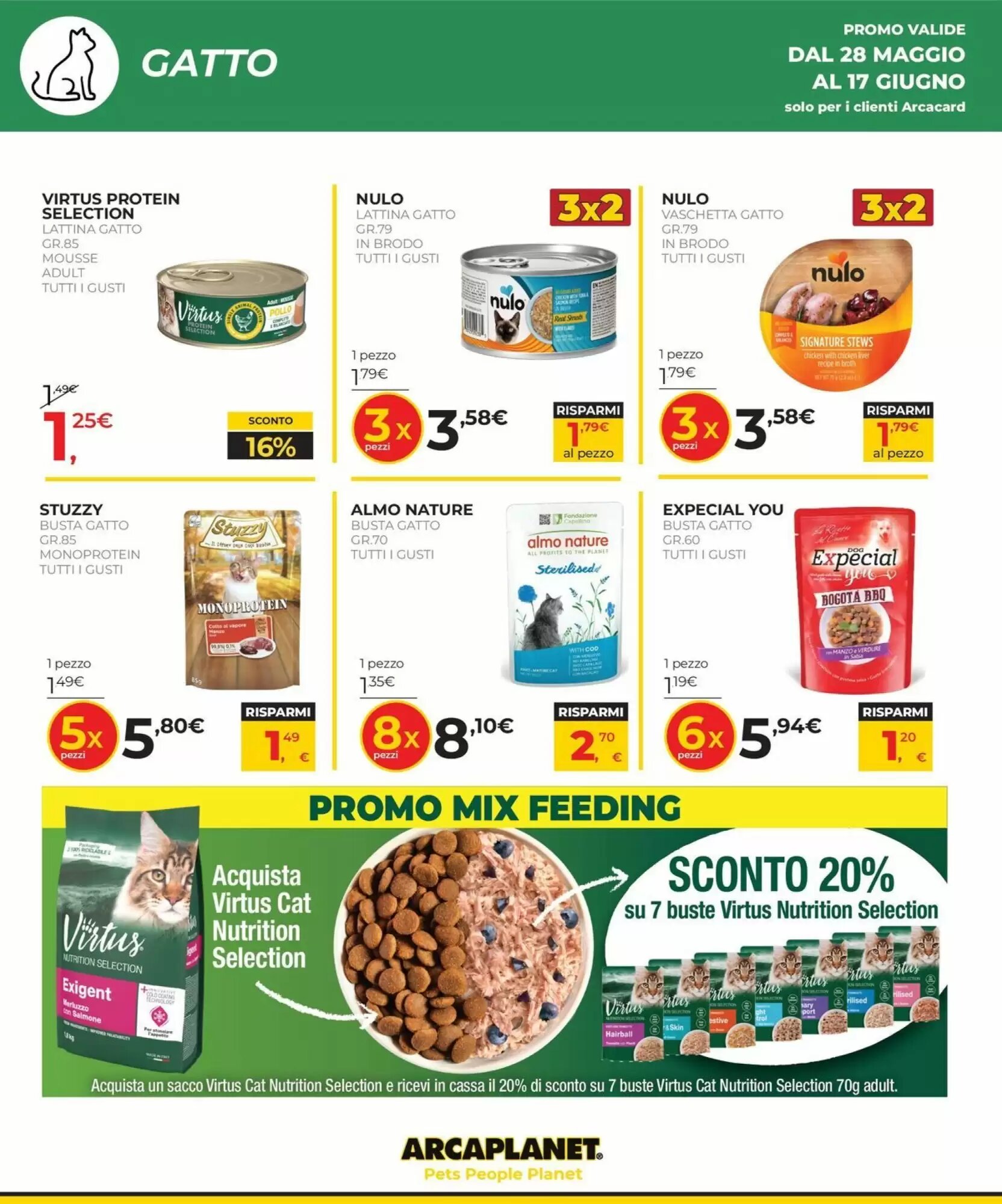 Volantino promozionale Arcaplanet  valide dal 28/05/2026 - Pagina 10.