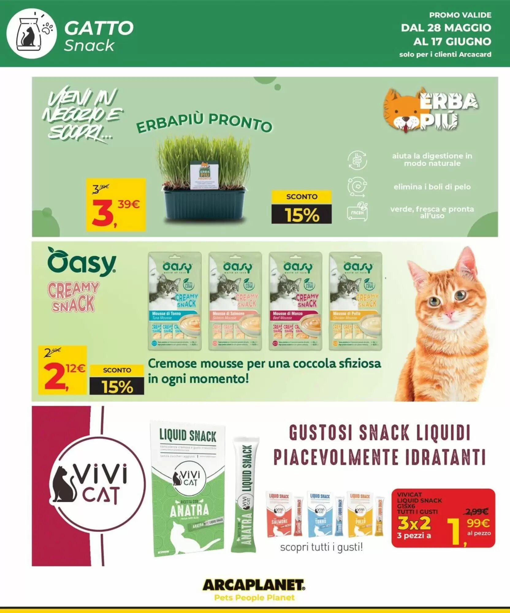 Volantino promozionale Arcaplanet  valide dal 28/05/2026 - Pagina 12.