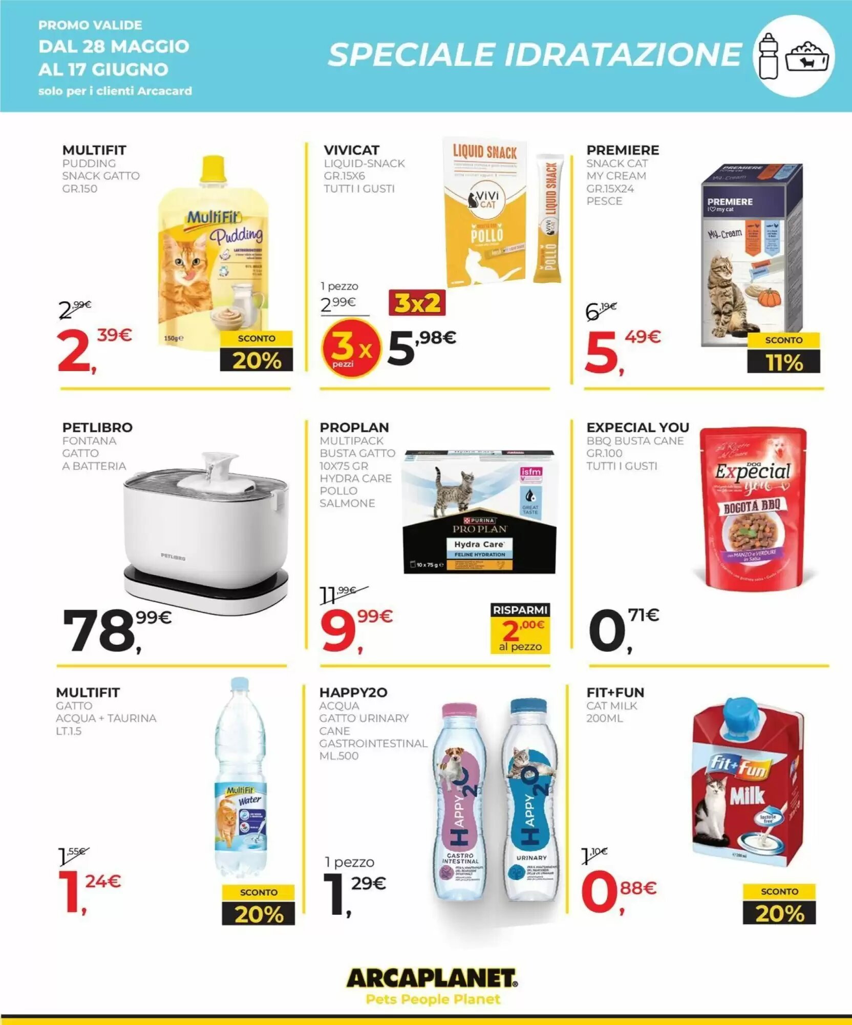 Volantino promozionale Arcaplanet  valide dal 28/05/2026 - Pagina 13.