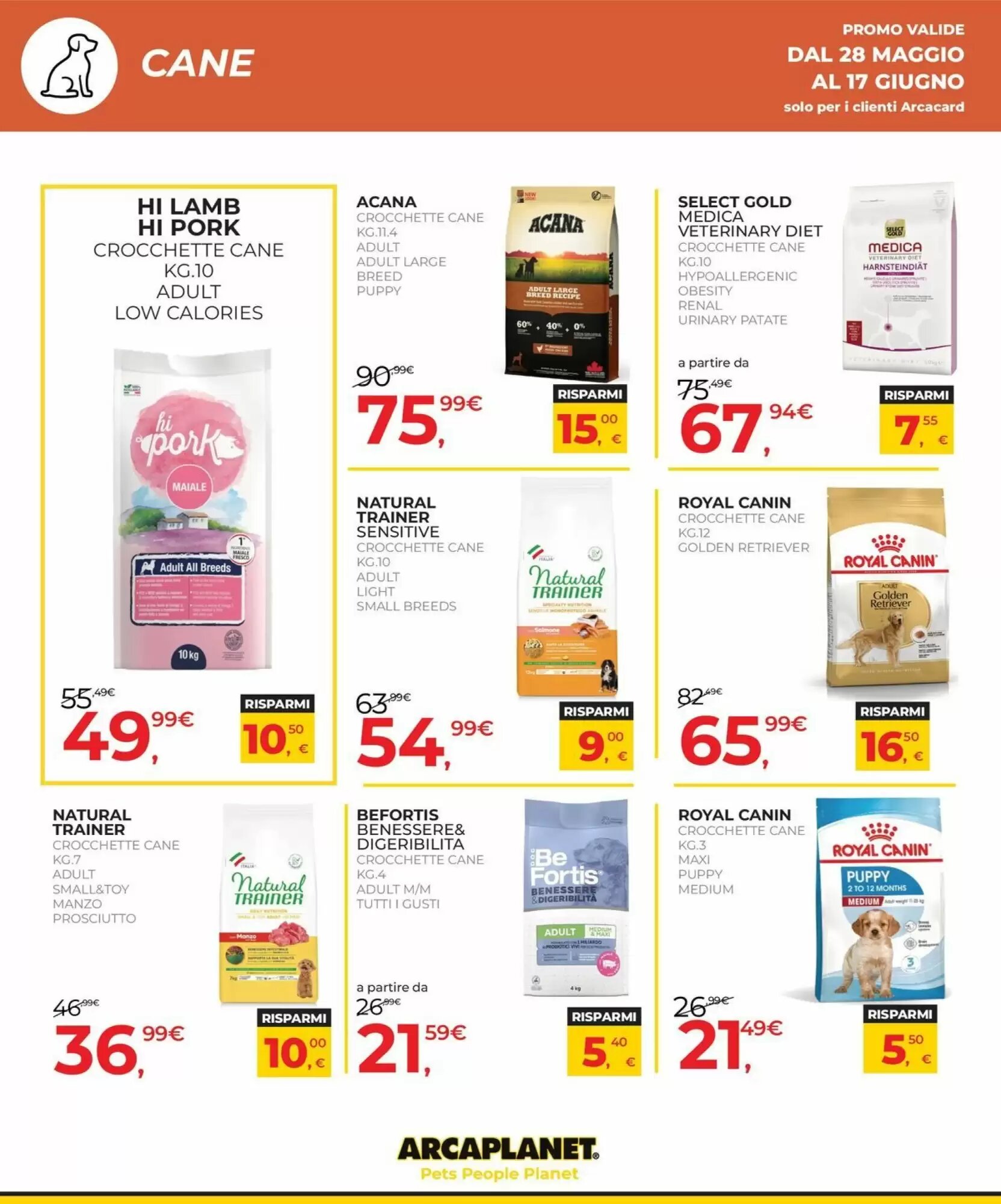 Volantino promozionale Arcaplanet  valide dal 28/05/2026 - Pagina 16.
