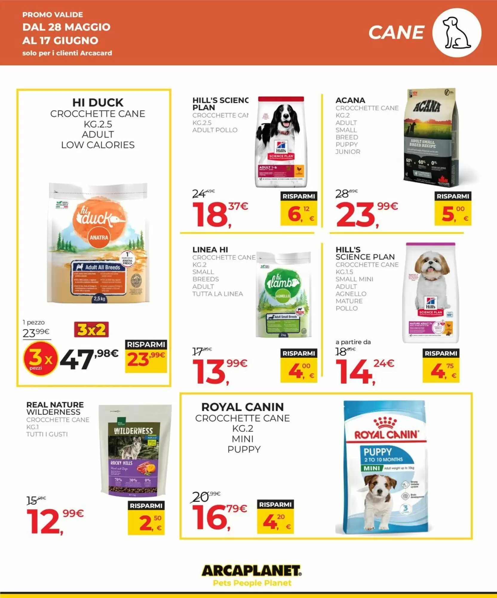 Volantino promozionale Arcaplanet  valide dal 28/05/2026 - Pagina 17.