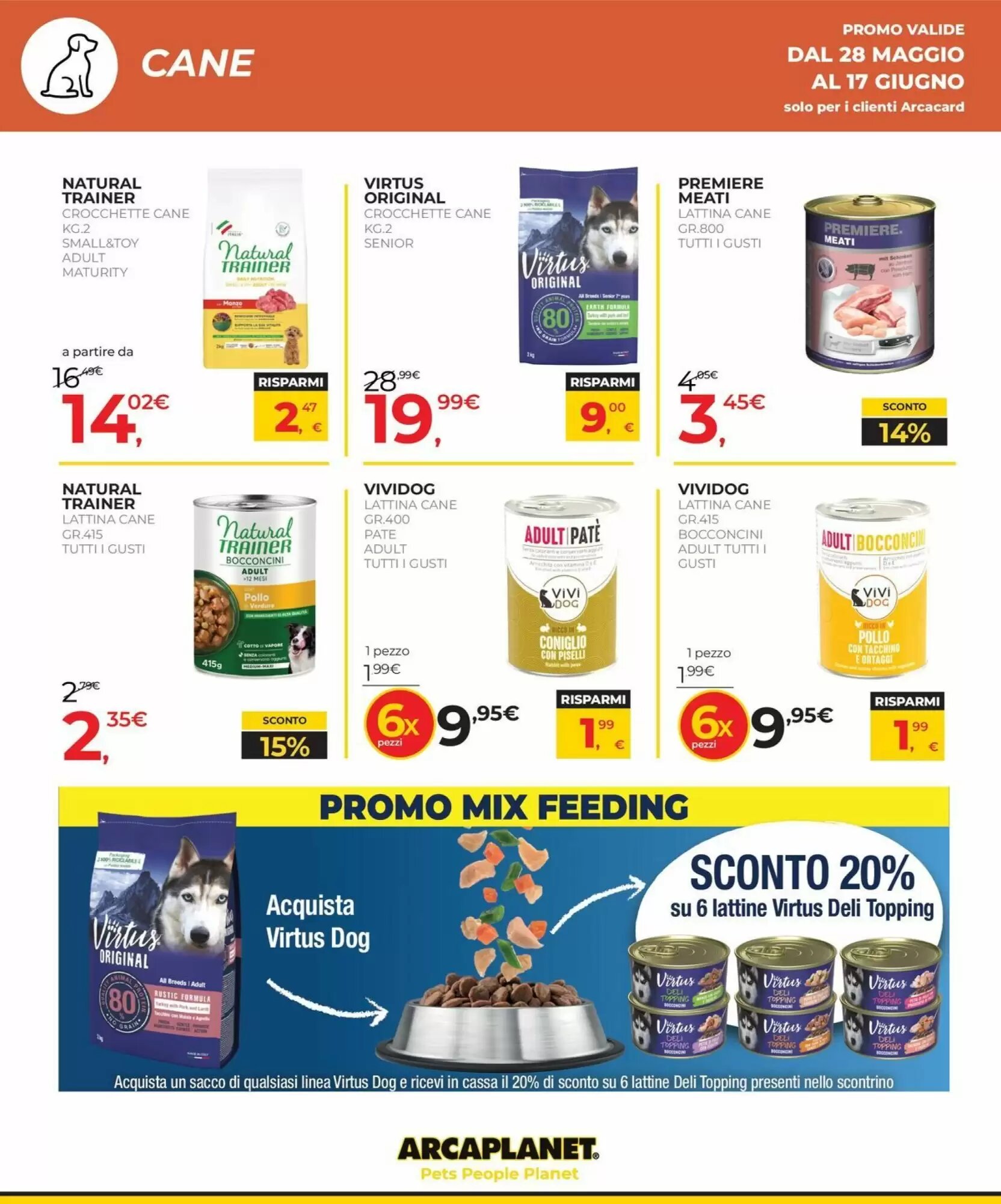 Volantino promozionale Arcaplanet  valide dal 28/05/2026 - Pagina 18.