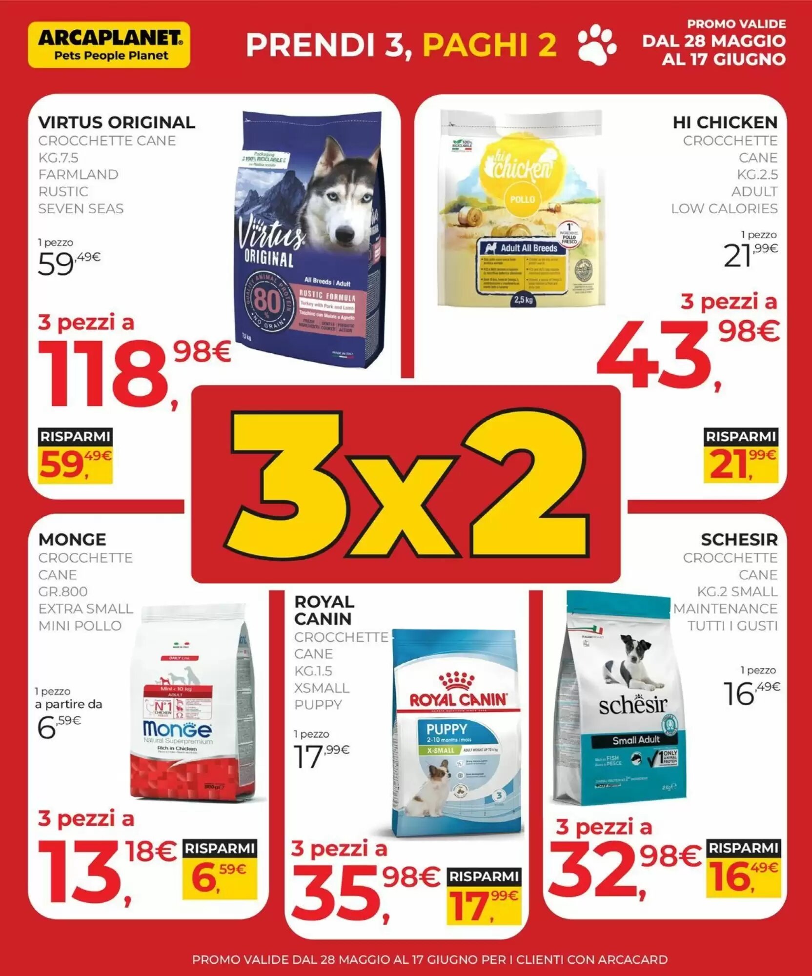 Volantino promozionale Arcaplanet  valide dal 28/05/2026 - Pagina 2.