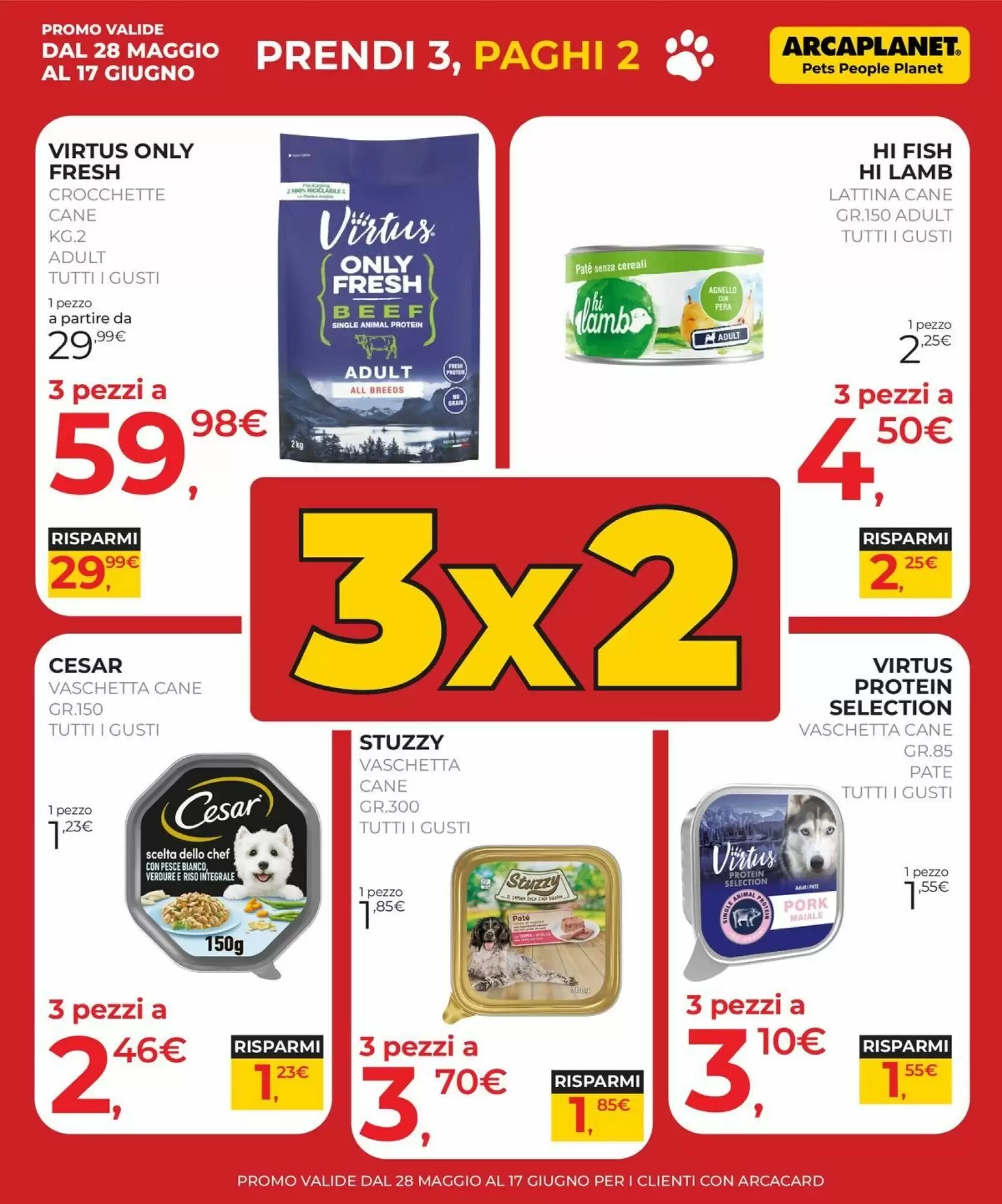 Volantino promozionale Arcaplanet  valide dal 28/05/2026 - Pagina 3.