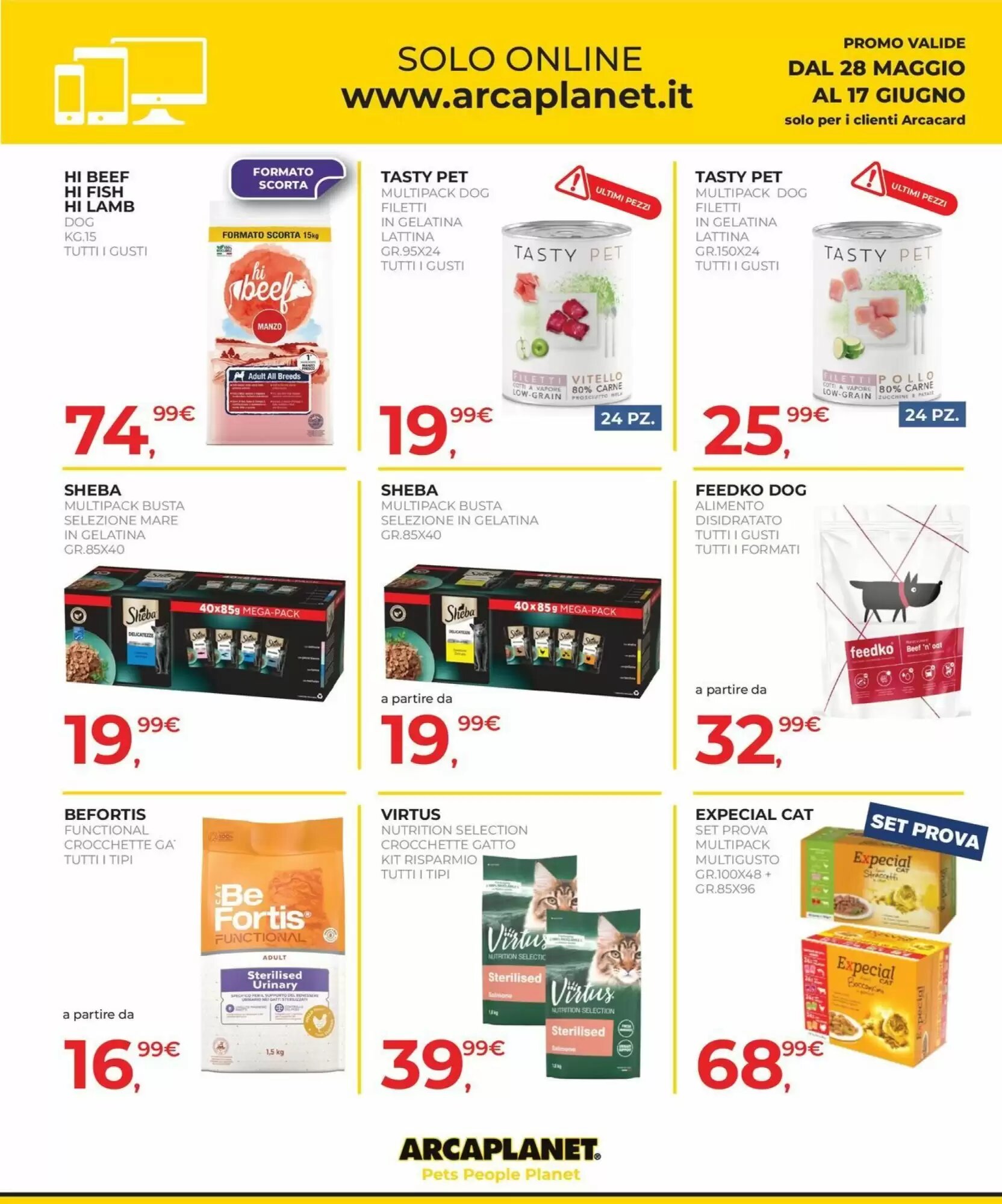 Volantino promozionale Arcaplanet  valide dal 28/05/2026 - Pagina 36.