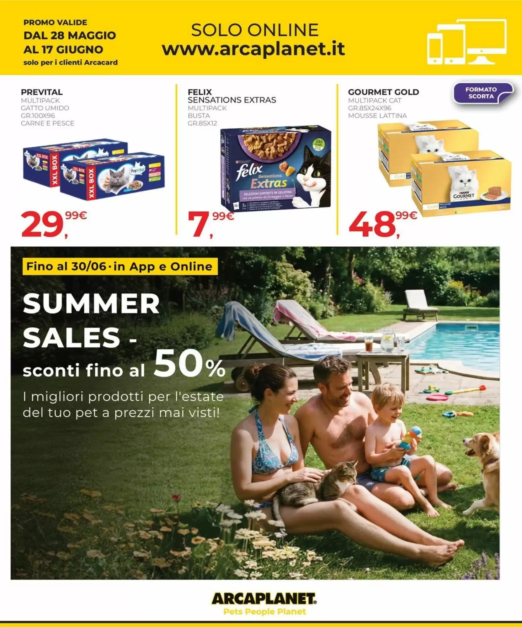 Volantino promozionale Arcaplanet  valide dal 28/05/2026 - Pagina 37.