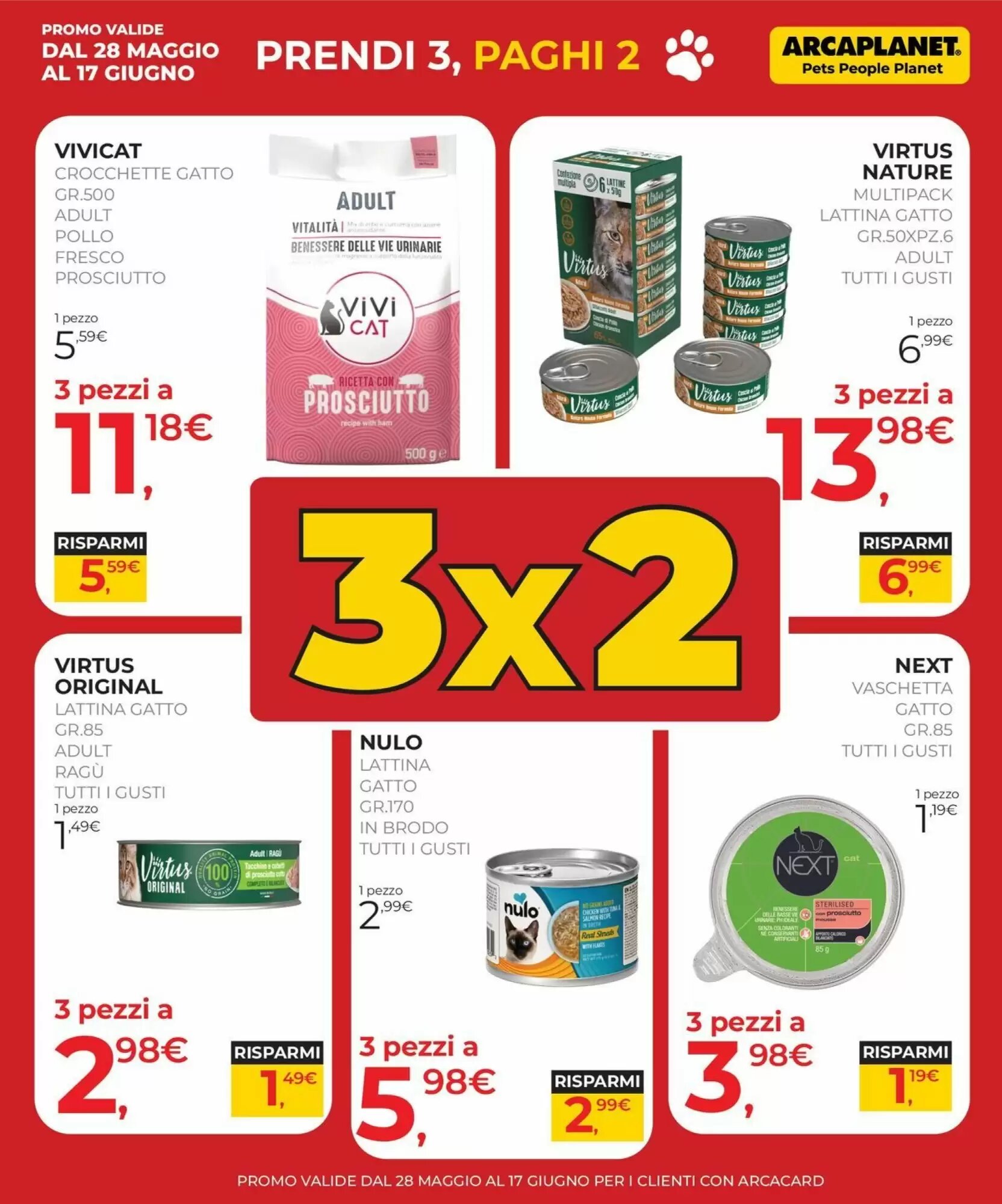 Volantino promozionale Arcaplanet  valide dal 28/05/2026 - Pagina 5.