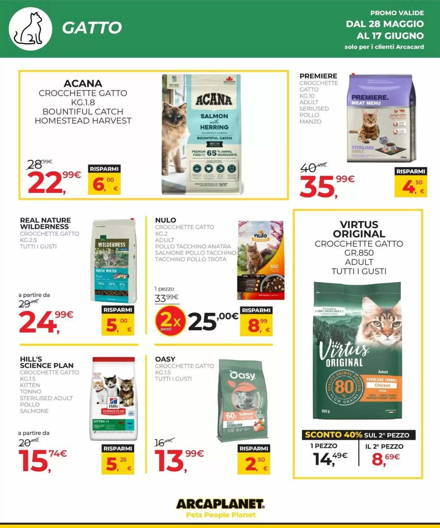 Volantino promozionale Arcaplanet  valide dal 28/05/2026 - Pagina 8.