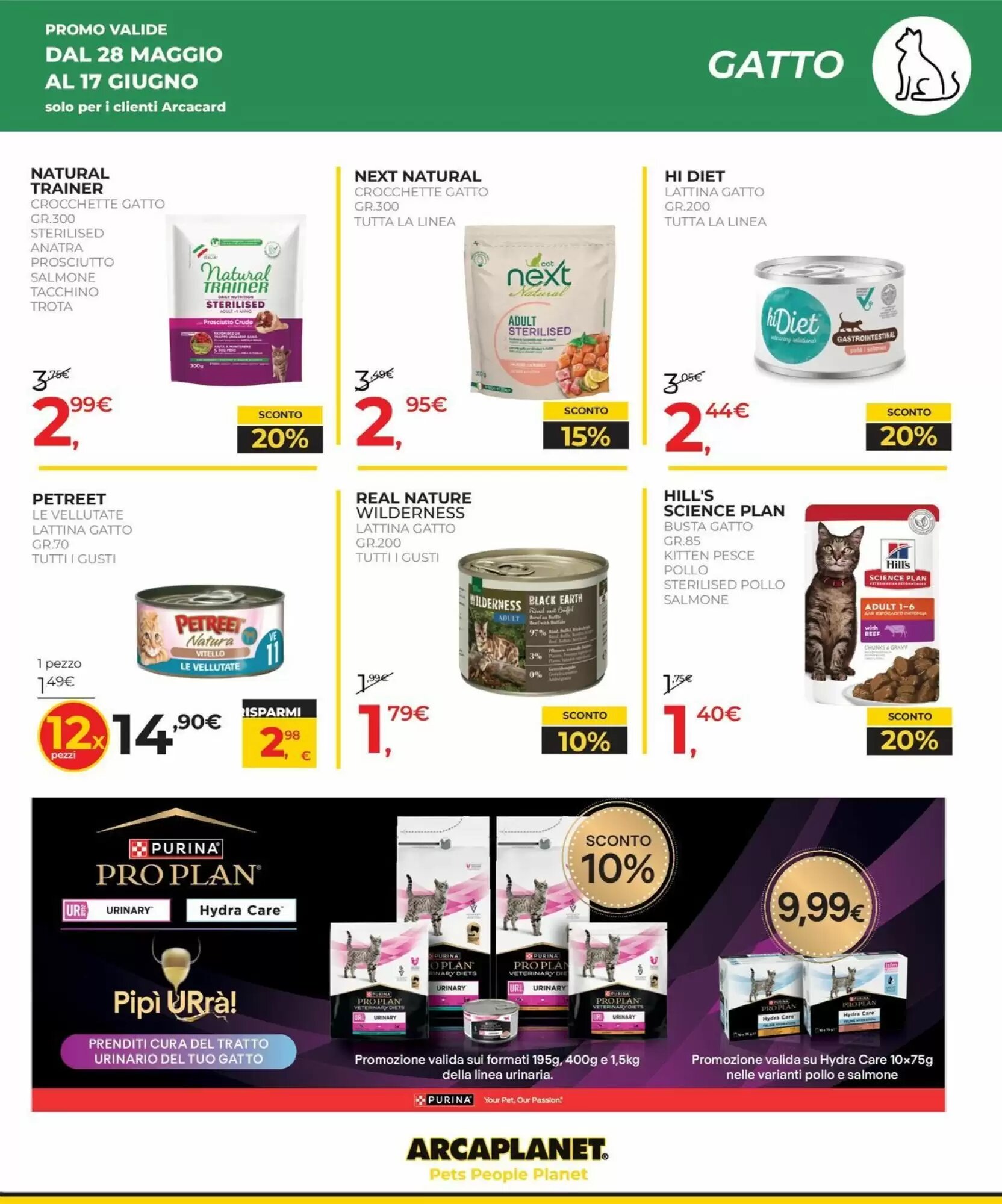 Volantino promozionale Arcaplanet  valide dal 28/05/2026 - Pagina 9.