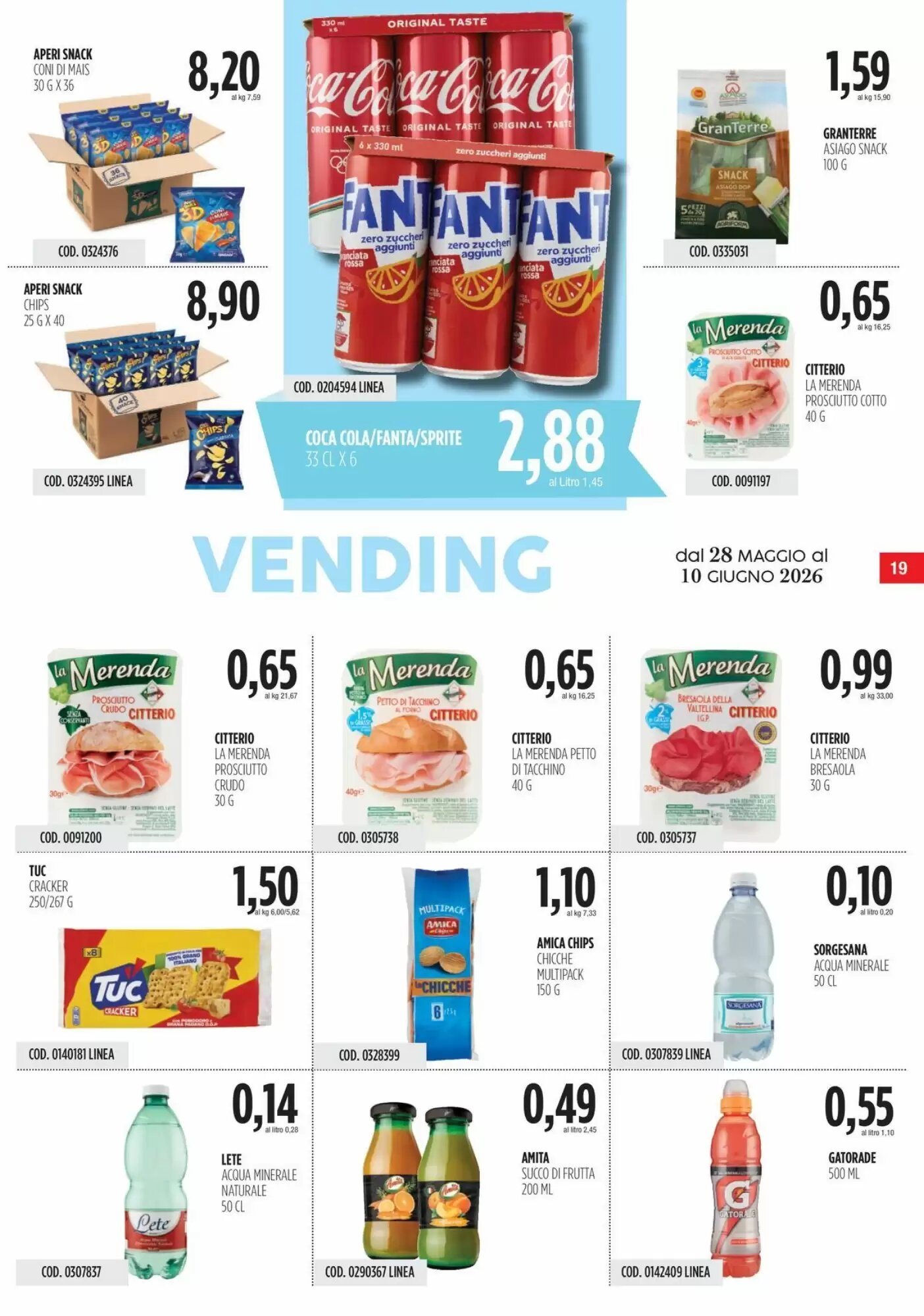 Volantino promozionale Carico Cash & Carry  valide dal 28/05/2026 - Pagina 19.