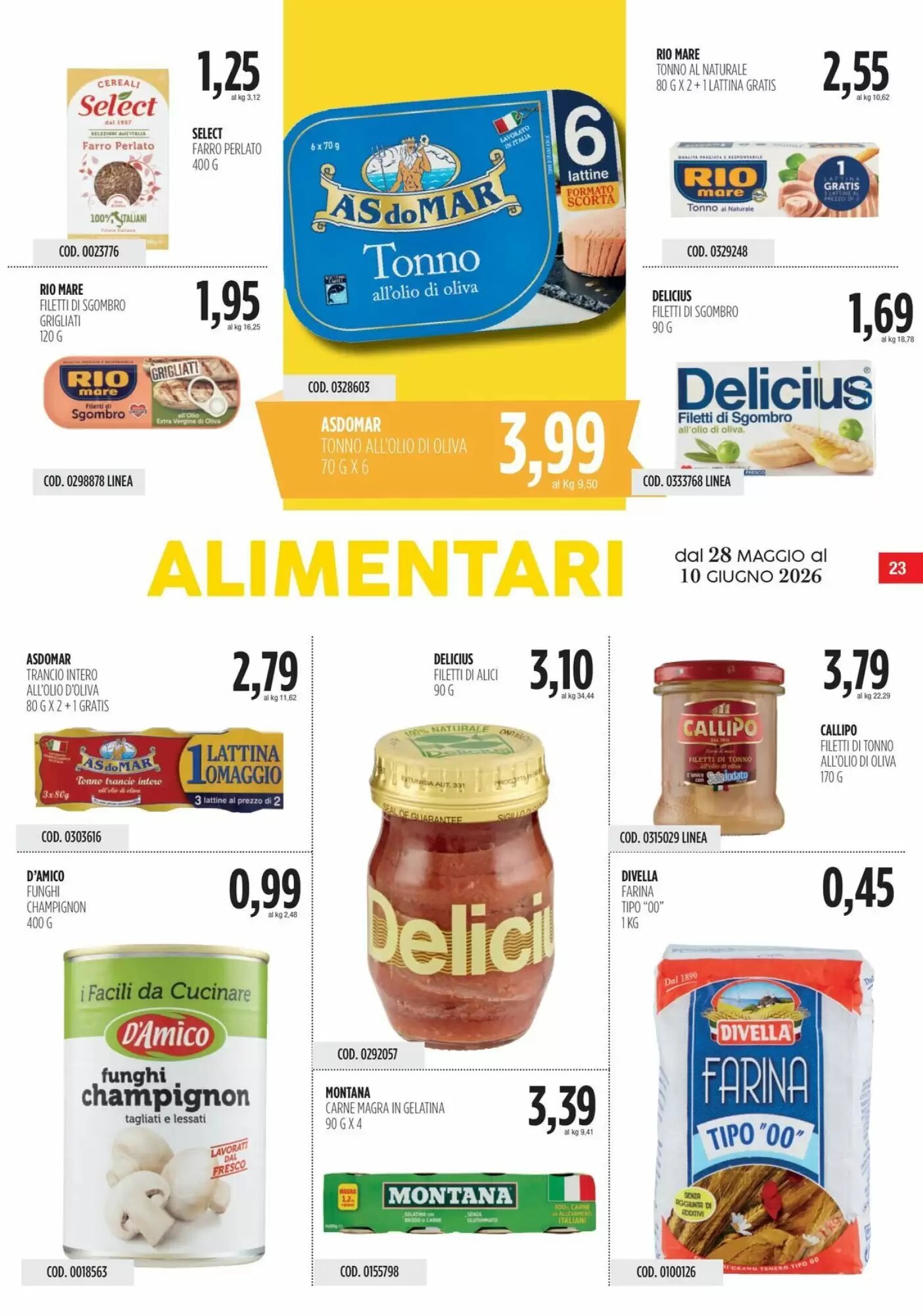Volantino promozionale Carico Cash & Carry  valide dal 28/05/2026 - Pagina 23.
