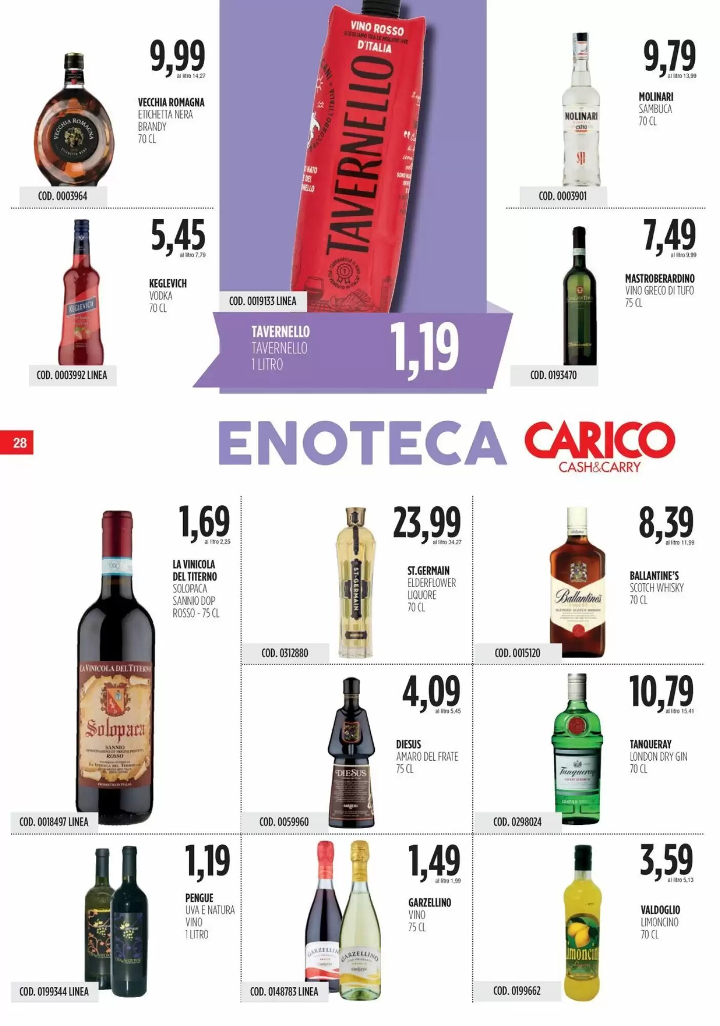 Volantino promozionale Carico Cash & Carry  valide dal 28/05/2026 - Pagina 28.