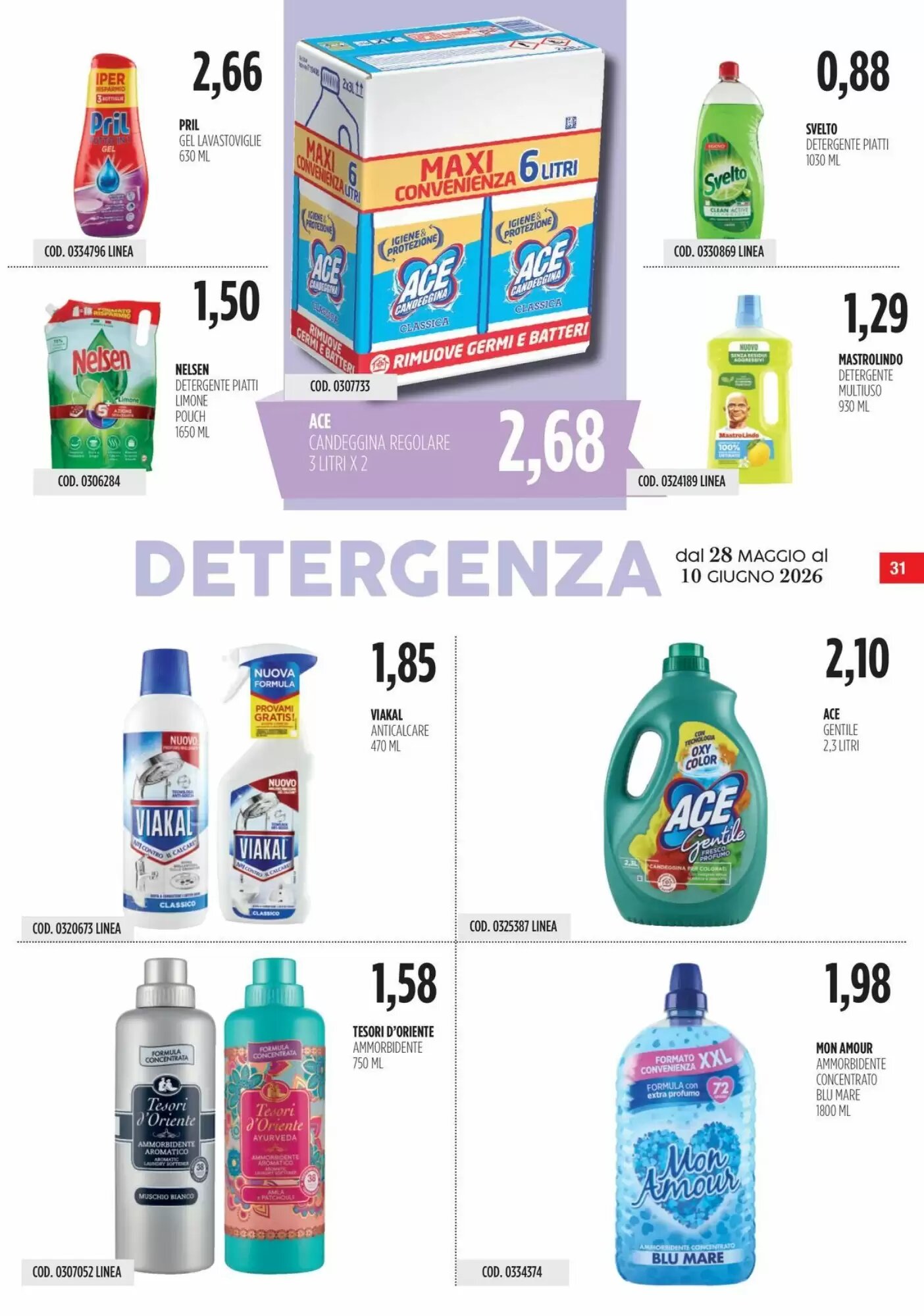 Volantino promozionale Carico Cash & Carry  valide dal 28/05/2026 - Pagina 31.