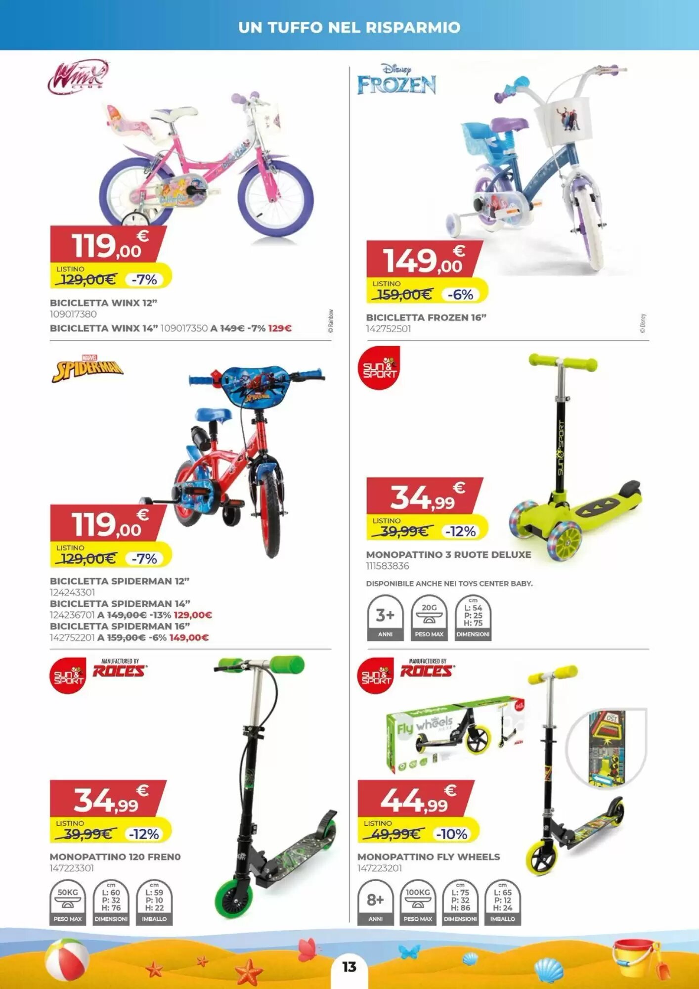 Volantino promozionale Toys Center  valide dal 28/05/2026 - Pagina 13.