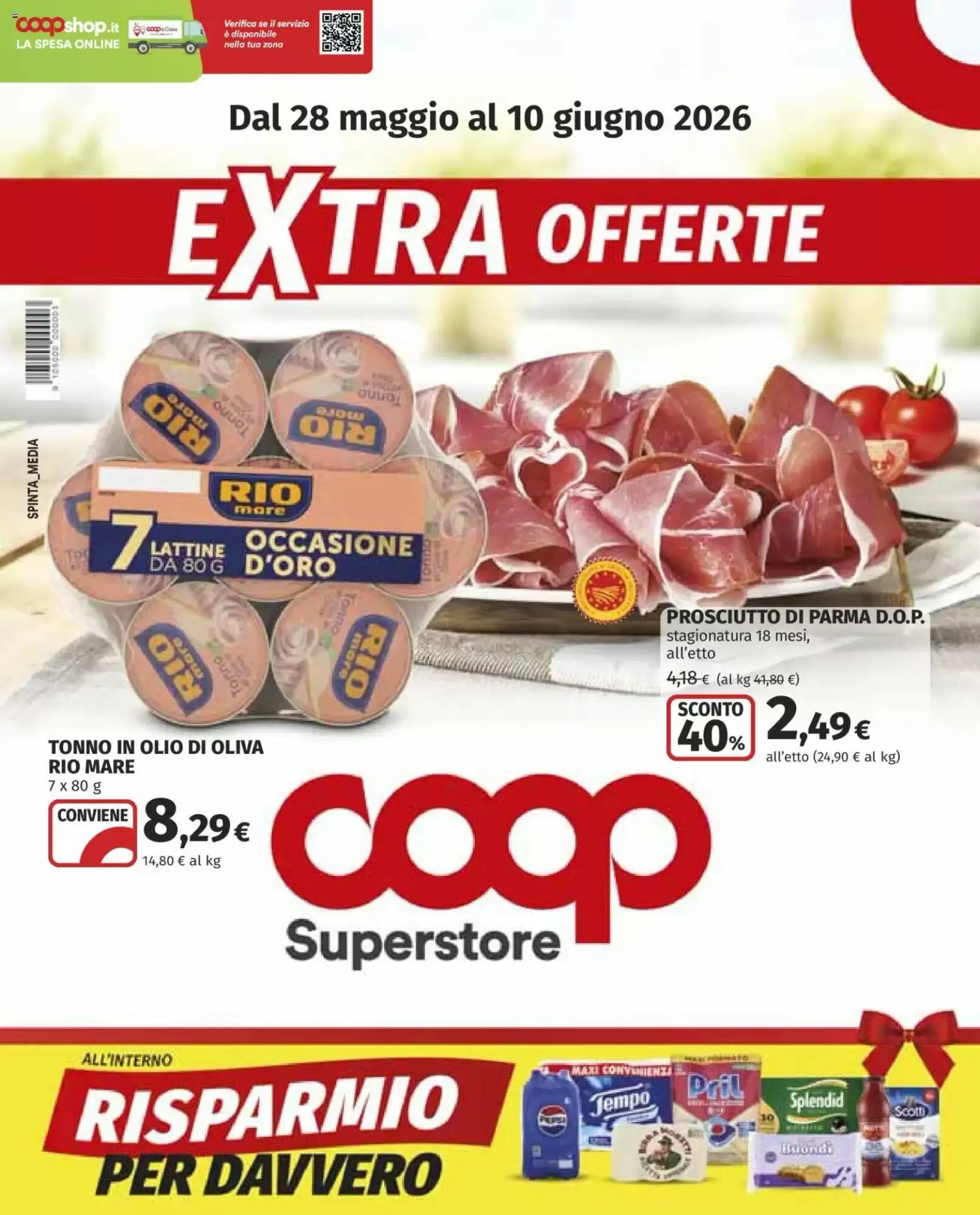 Volantino promozionale Coop Superstore  valide dal 28/05/2026 - Pagina 1.