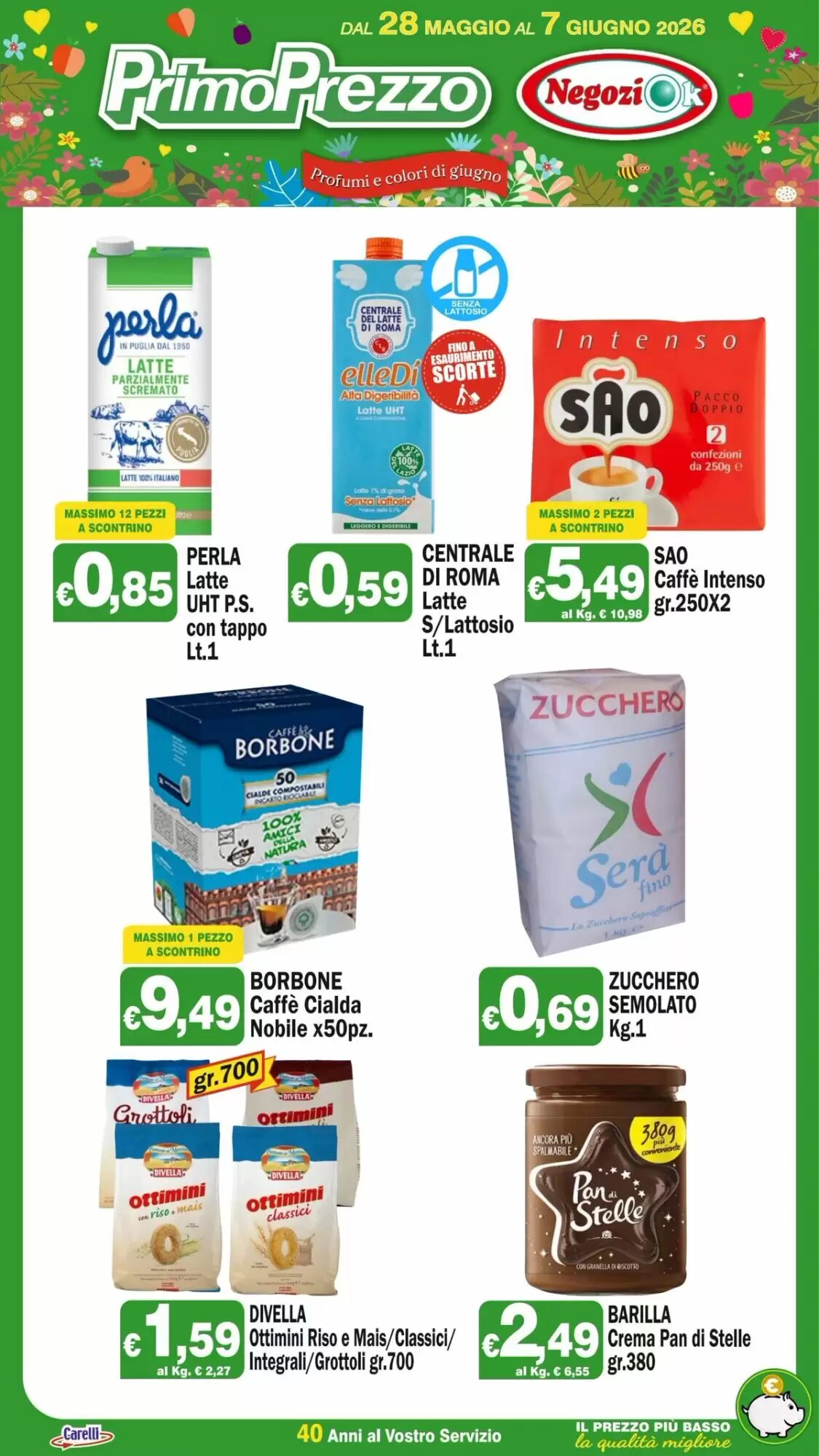 Volantino promozionale Primo Prezzo  valide dal 28/05/2026 - Pagina 1.
