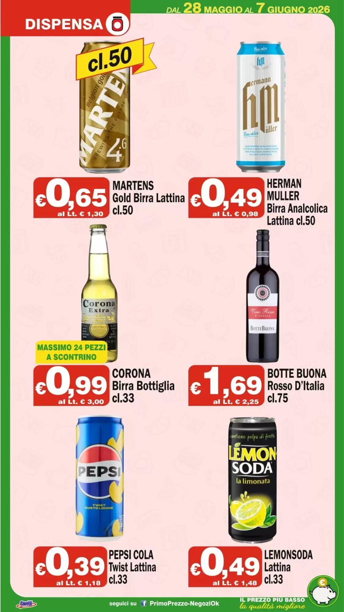 Volantino promozionale Primo Prezzo  valide dal 28/05/2026 - Pagina 11.