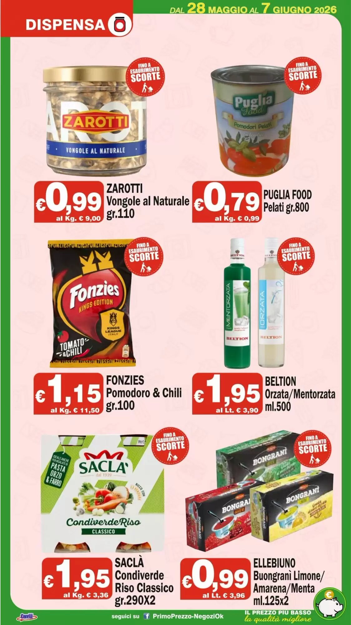 Volantino promozionale Primo Prezzo  valide dal 28/05/2026 - Pagina 17.