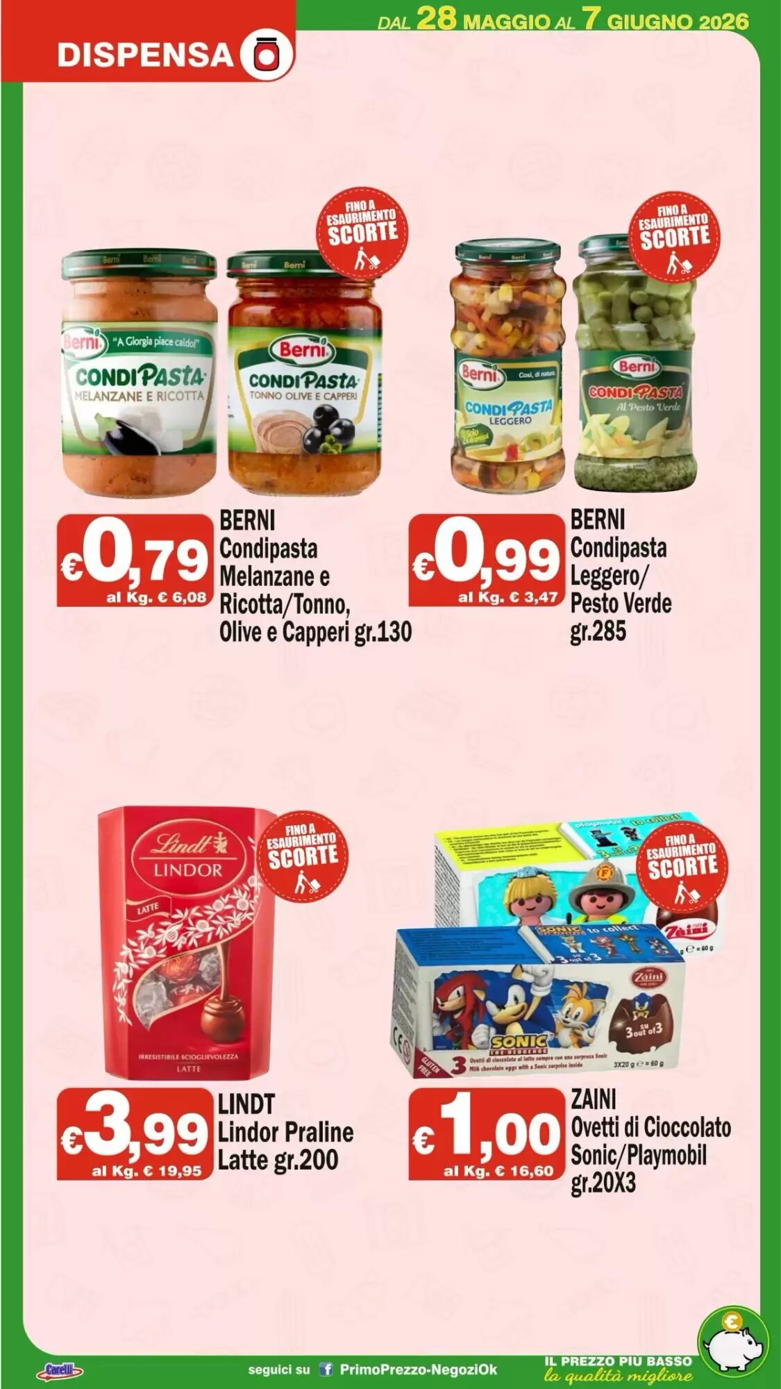 Volantino promozionale Primo Prezzo  valide dal 28/05/2026 - Pagina 18.