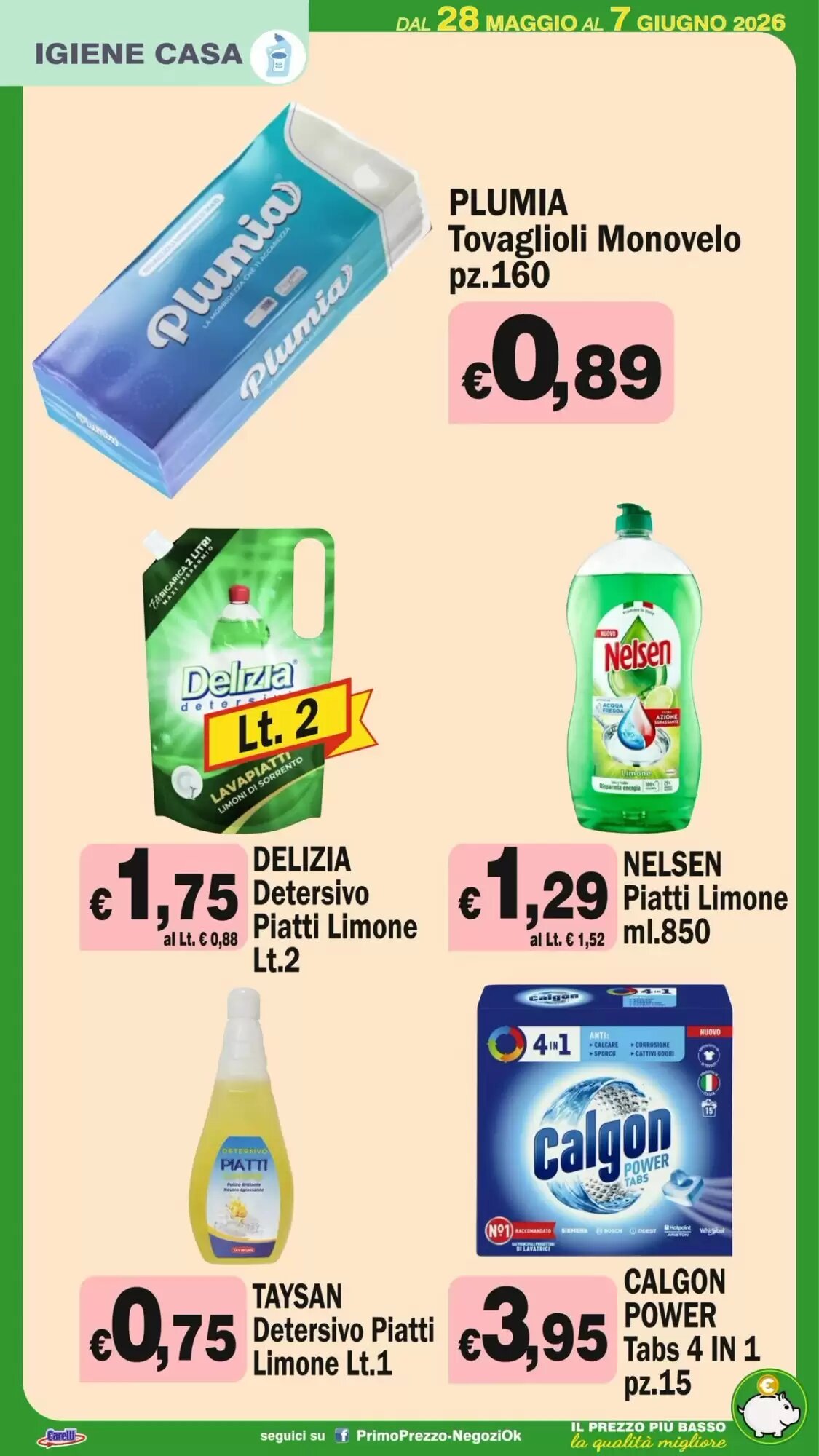 Volantino promozionale Primo Prezzo  valide dal 28/05/2026 - Pagina 21.